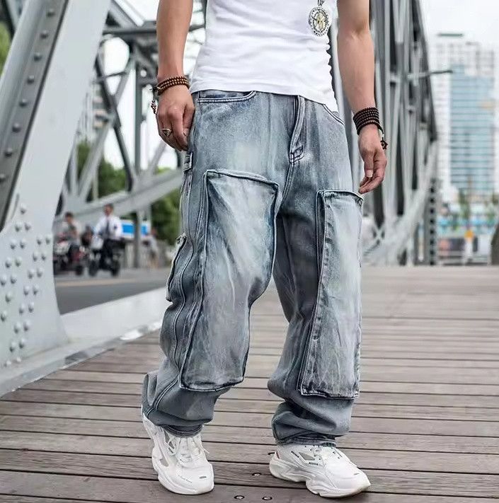 Japanese Brand Men pants multi pocket hip hop Size US 44 / EU 60 - 2 Thumbnail