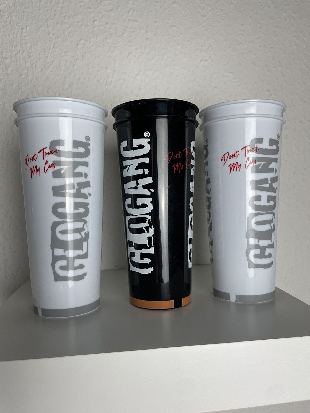 image of Glo Gang Double Cups in Black, Men's