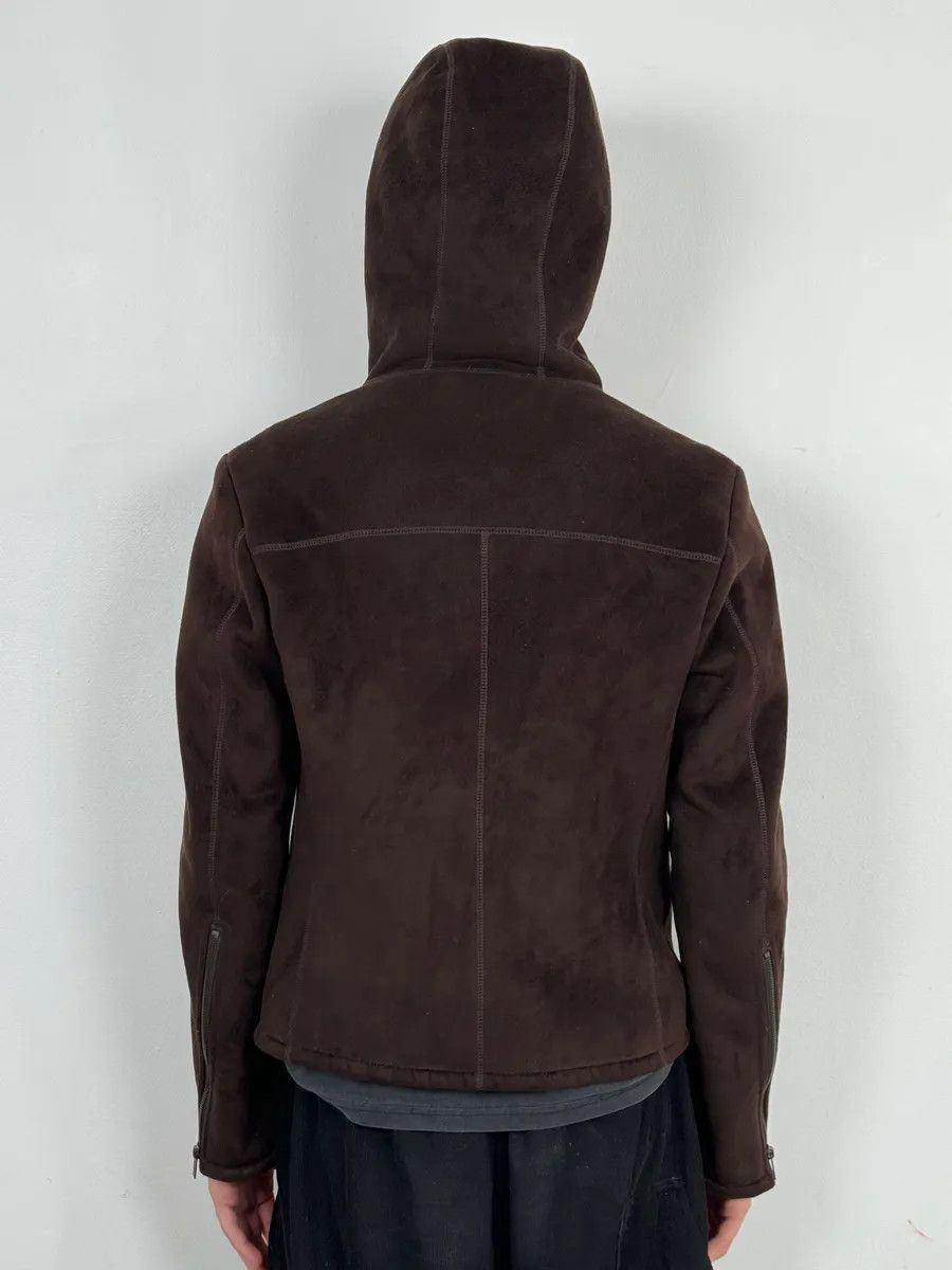 Emporio Armani FW2008 Emporio Armani Faux Shearling Brown Hooded Jacket Size US S / EU 44-46 / 1 - 3 Thumbnail