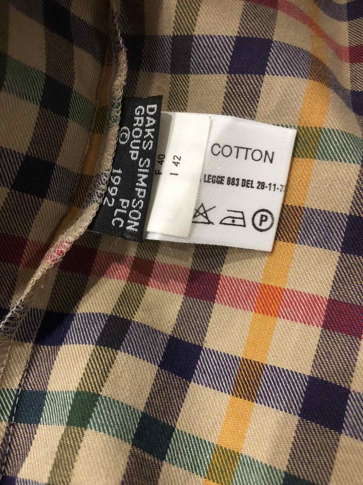 DAKS Daks Check Shirt Cotton Dress size 12 Size M / US 6-8 / IT 42-44 - 8 Thumbnail