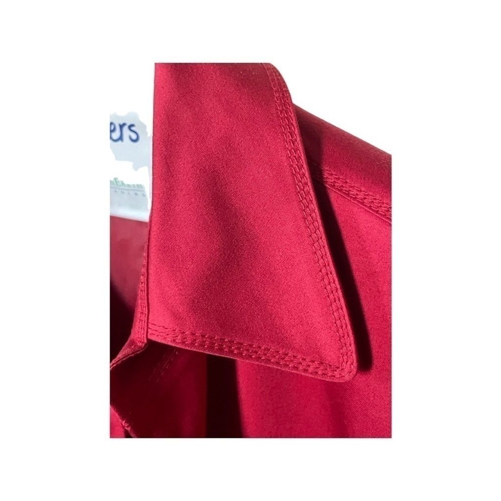 Anne Klein Anne KLEIN Red Jacket w/ Gold Ring Belt Accent. Size M / US 6-8 / IT 42-44 - 7 Thumbnail