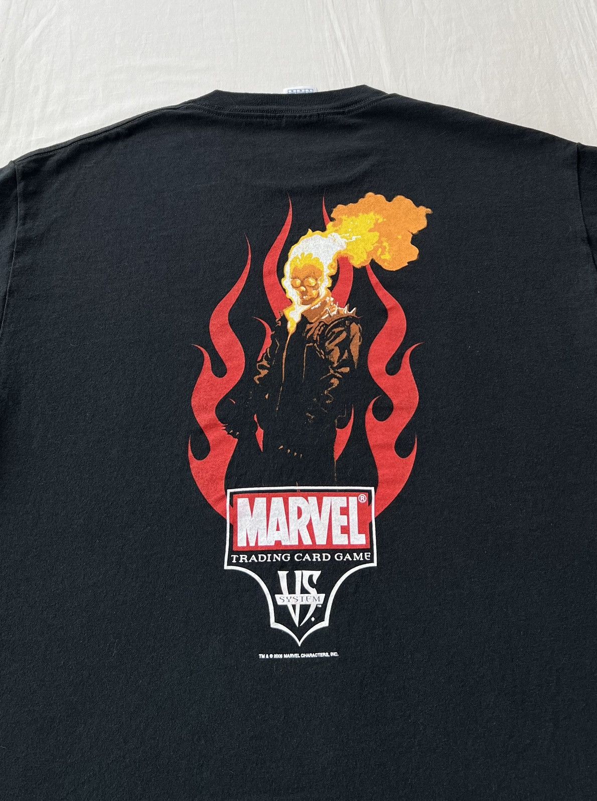 Marvel Comics Vintage 2005 Marvel Trading Card Game Ghost Rider Comics Tee Size US L / EU 52-54 / 3 - 13 Thumbnail