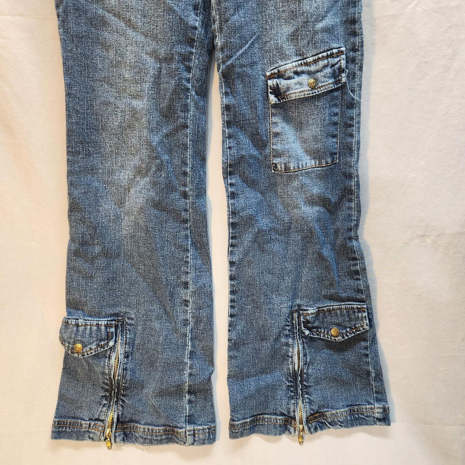 Designer Vintage Baby Phat Women's Jeans Blue Size 9/10 Size 30" / US 8 / IT 44 - 3 Thumbnail