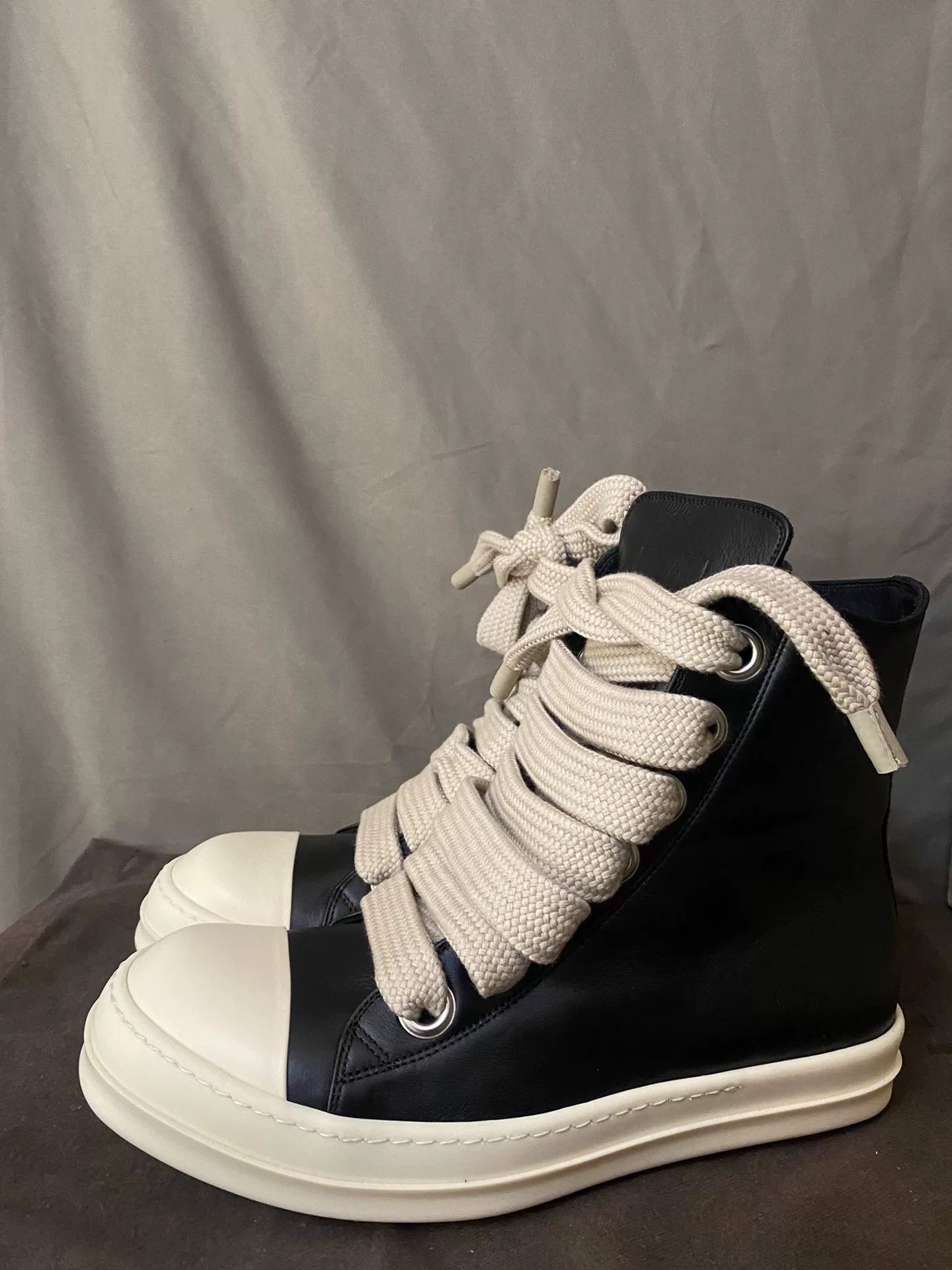Rick Owens Rick Owens Hitop Sneakers 43 Men Size US 10 / EU 43 - 1 Thumbnail