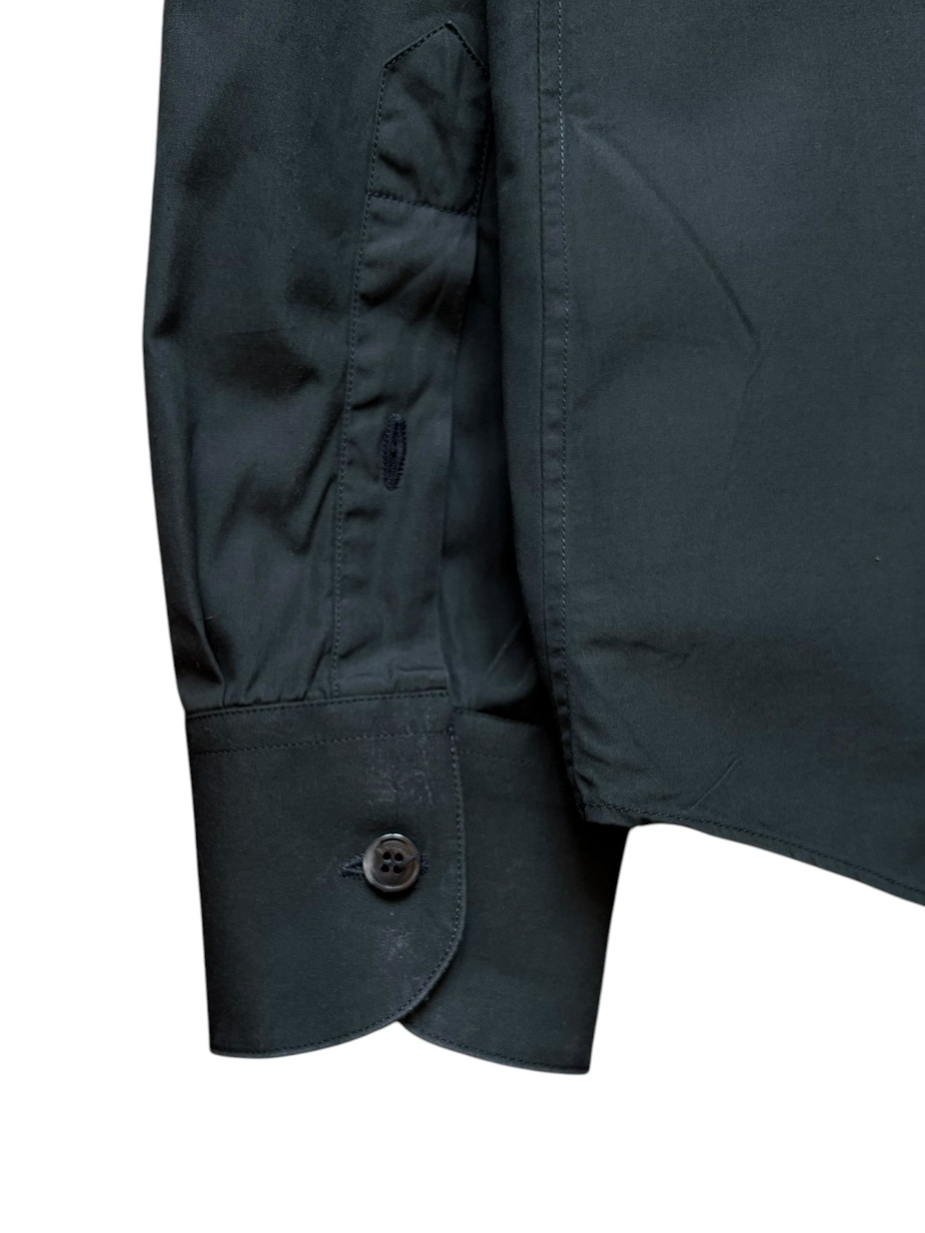 Salvatore Ferragamo Salvatore Ferragamo Dark Grey Logo Button Up Shirt Size US M / EU 48-50 / 2 - 4 Thumbnail