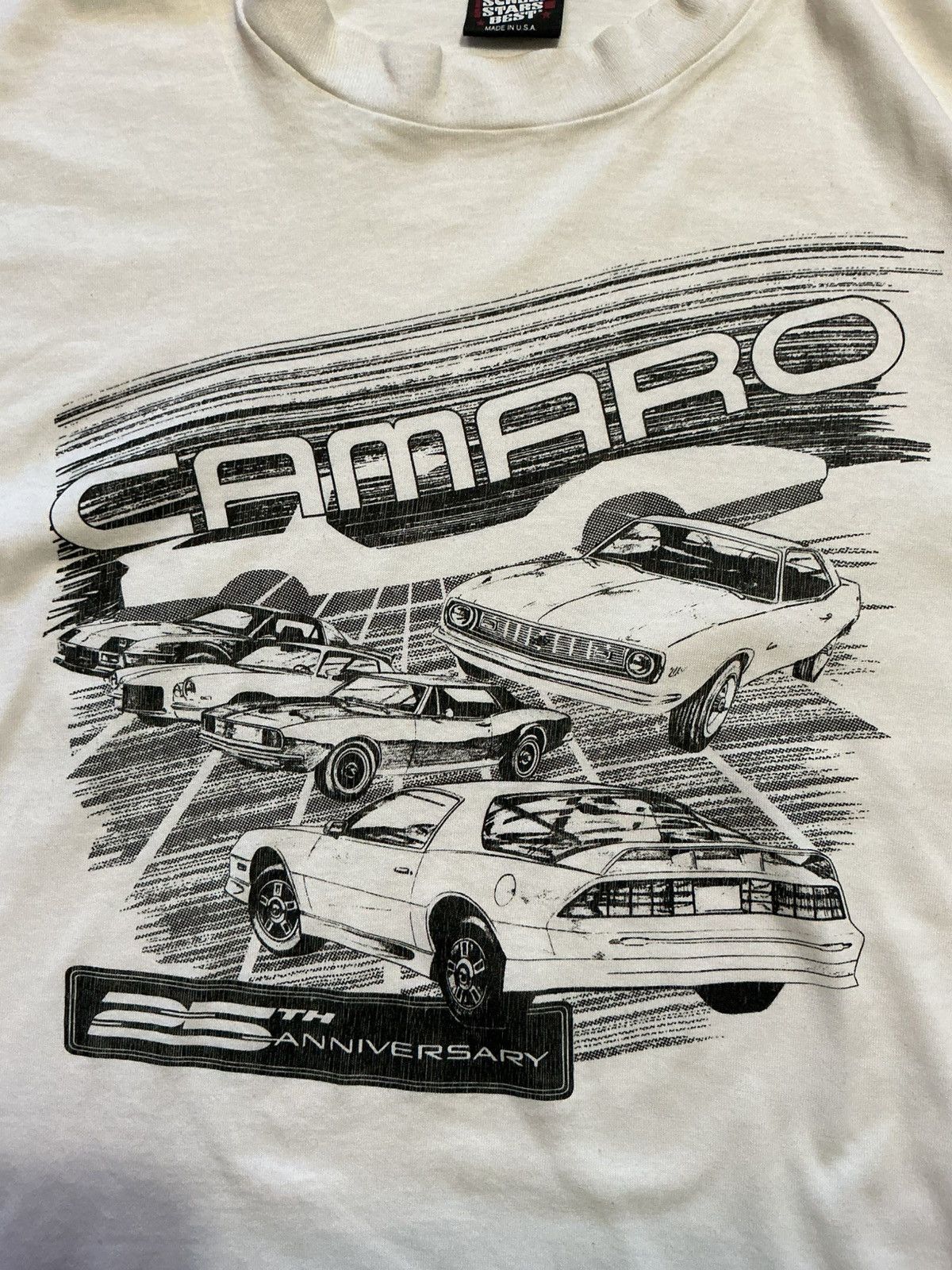 Vintage VTG 1992 Screen Stars Chevy Camaro 25th Anniversary T-Shirt Size US L / EU 52-54 / 3 - 6 Thumbnail