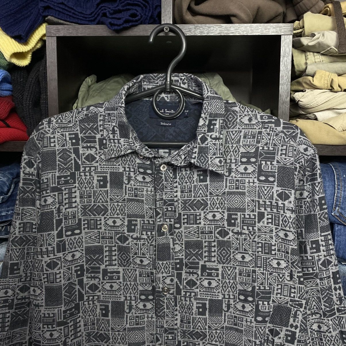 Paul Smith Designer Paul Smith Graphic Button Up luxury shirt size S Size US S / EU 44-46 / 1 - 2 Thumbnail