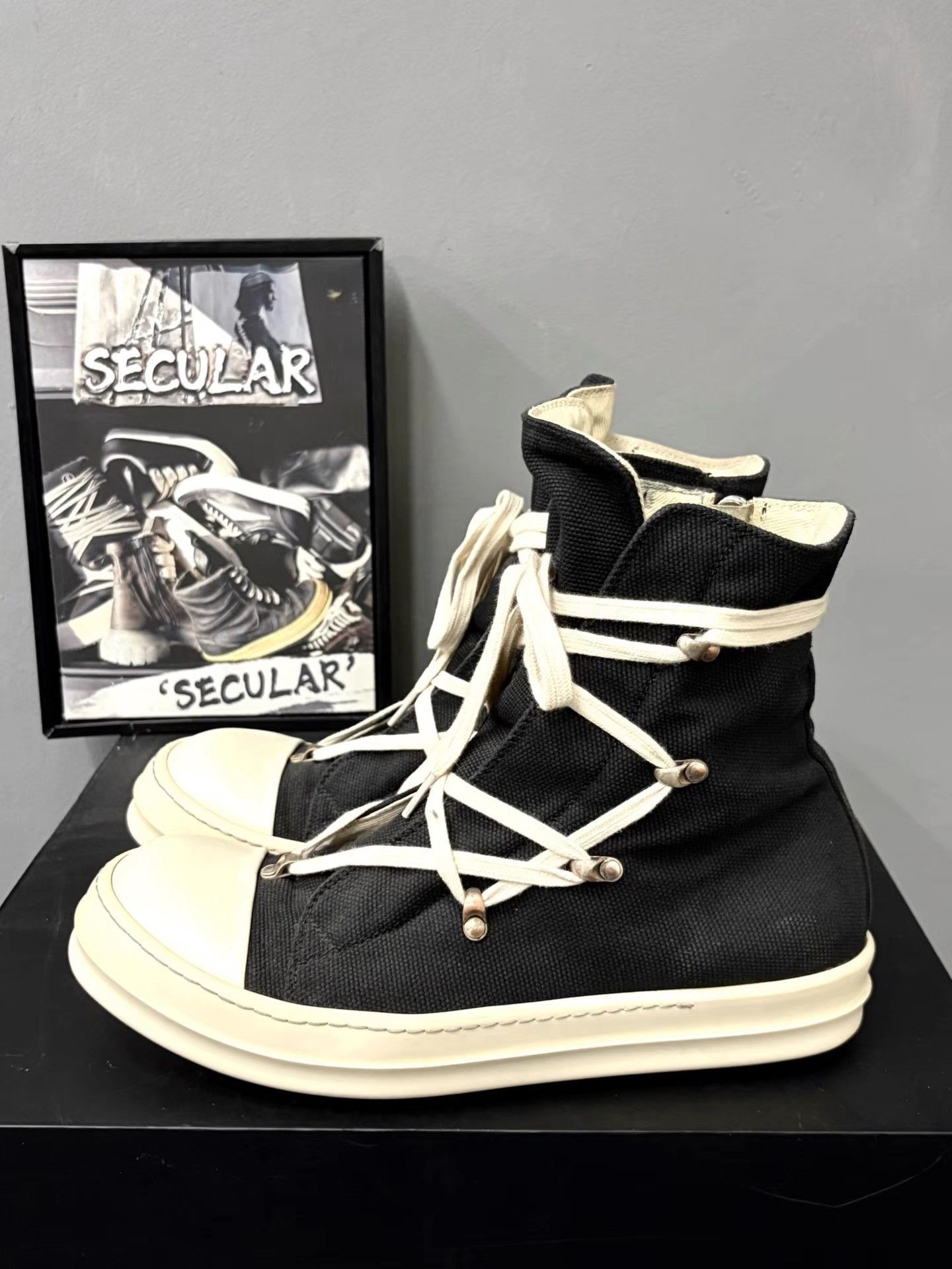 Rick Owens Rick Owens Pentagram Jumbo Sneakers K34 Size US 10 / EU 43 - 2 Thumbnail
