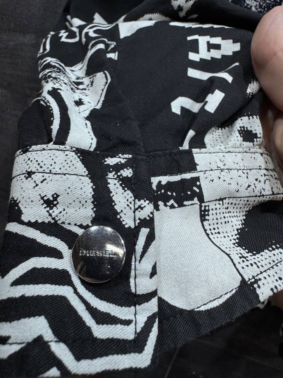 Diesel Diesel S-Krutz Allover Graphic Print Zip Pocket Shirt Jacket Size US L / EU 52-54 / 3 - 24 Thumbnail