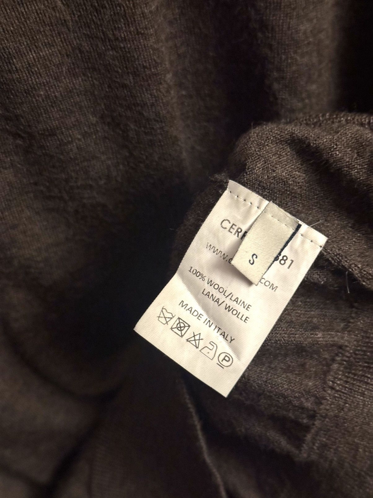 Cerruti 1881 Cerruti 1881 brown wool sweater S Size US S / EU 44-46 / 1 - 3 Thumbnail