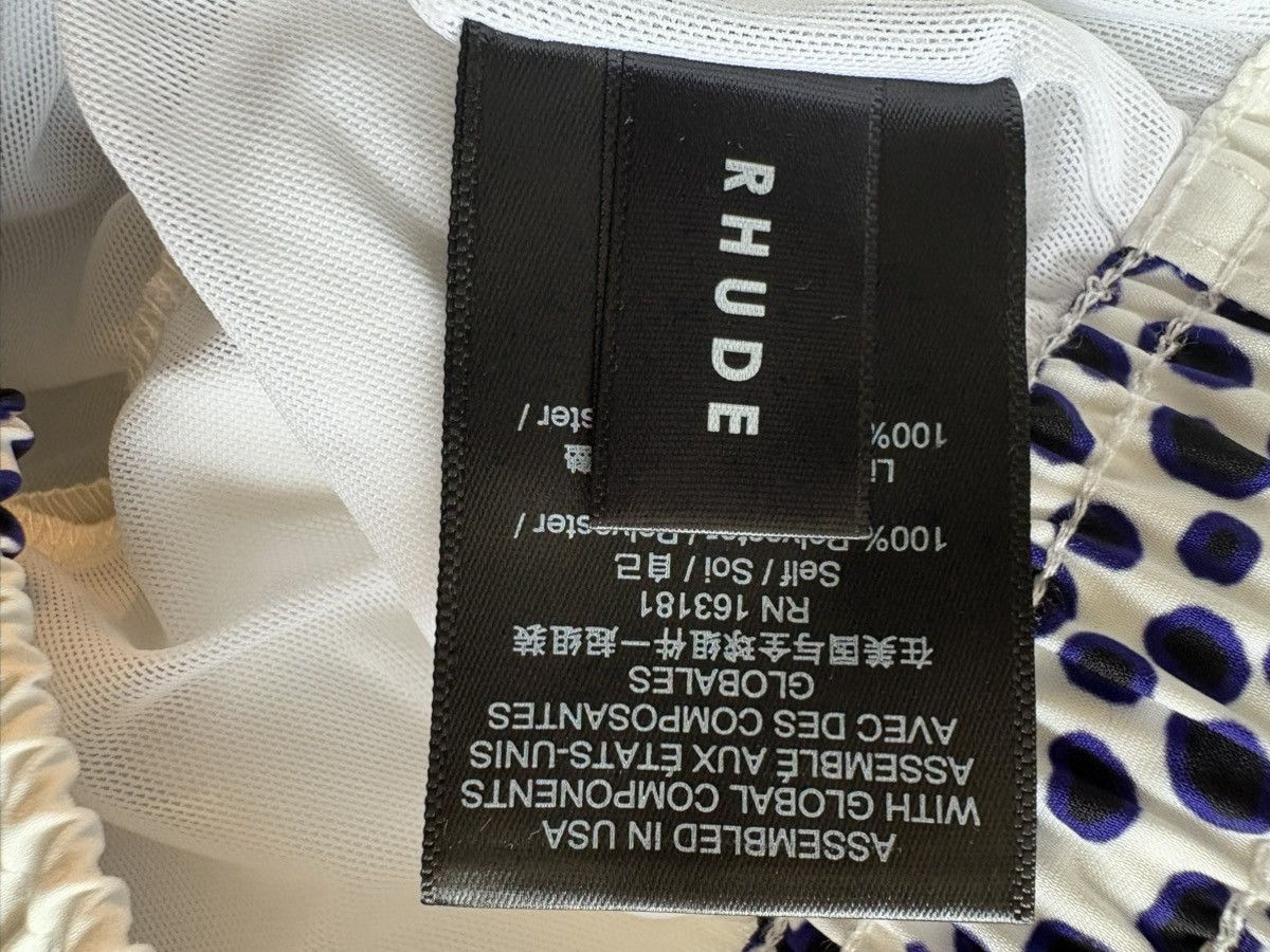 Rhude Leopard swim shorts