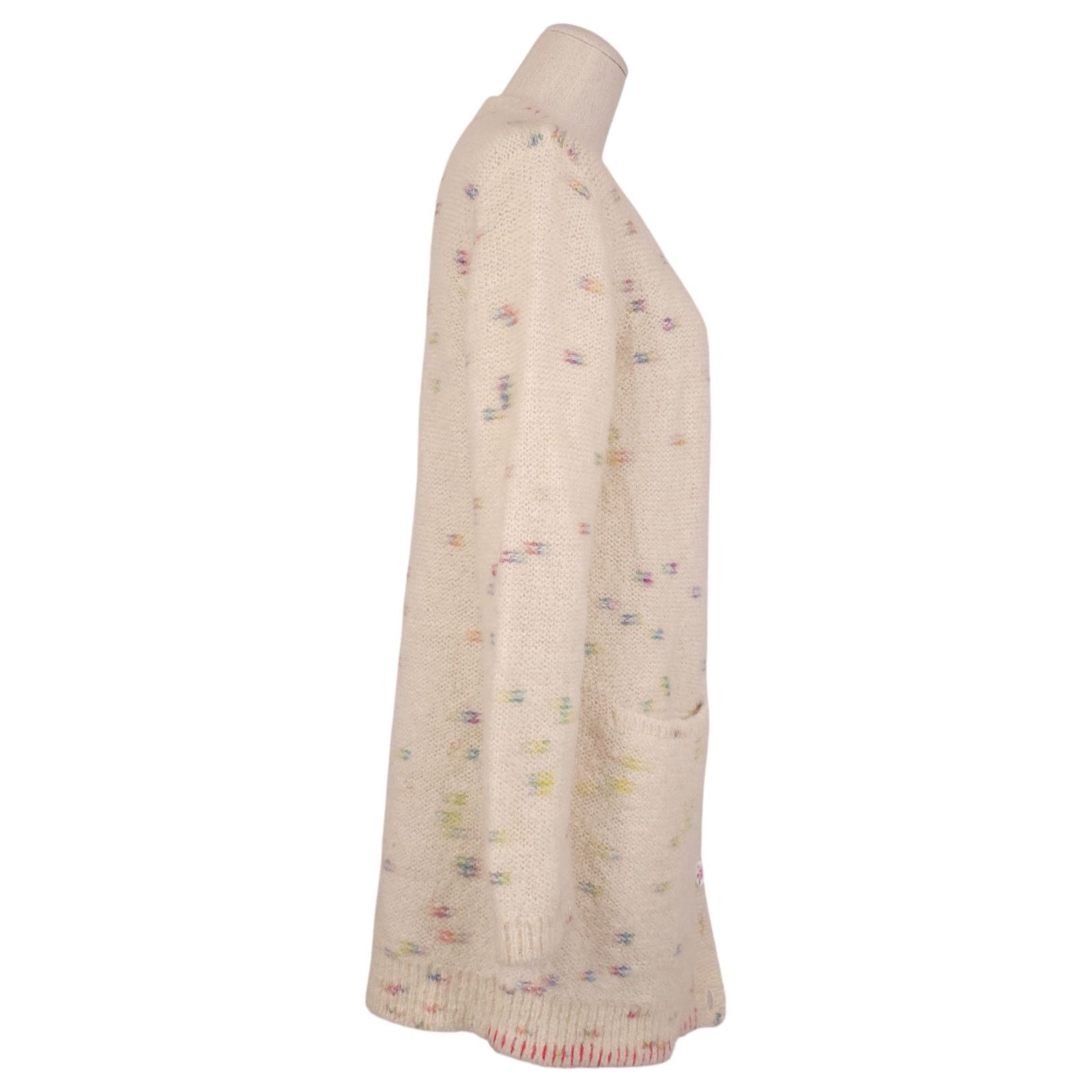 LoveShackFancy LoveShackFancy Emmanuelle Alpaca Cardigan Cream Sz Small Size S / US 4 / IT 40 - 4 Thumbnail