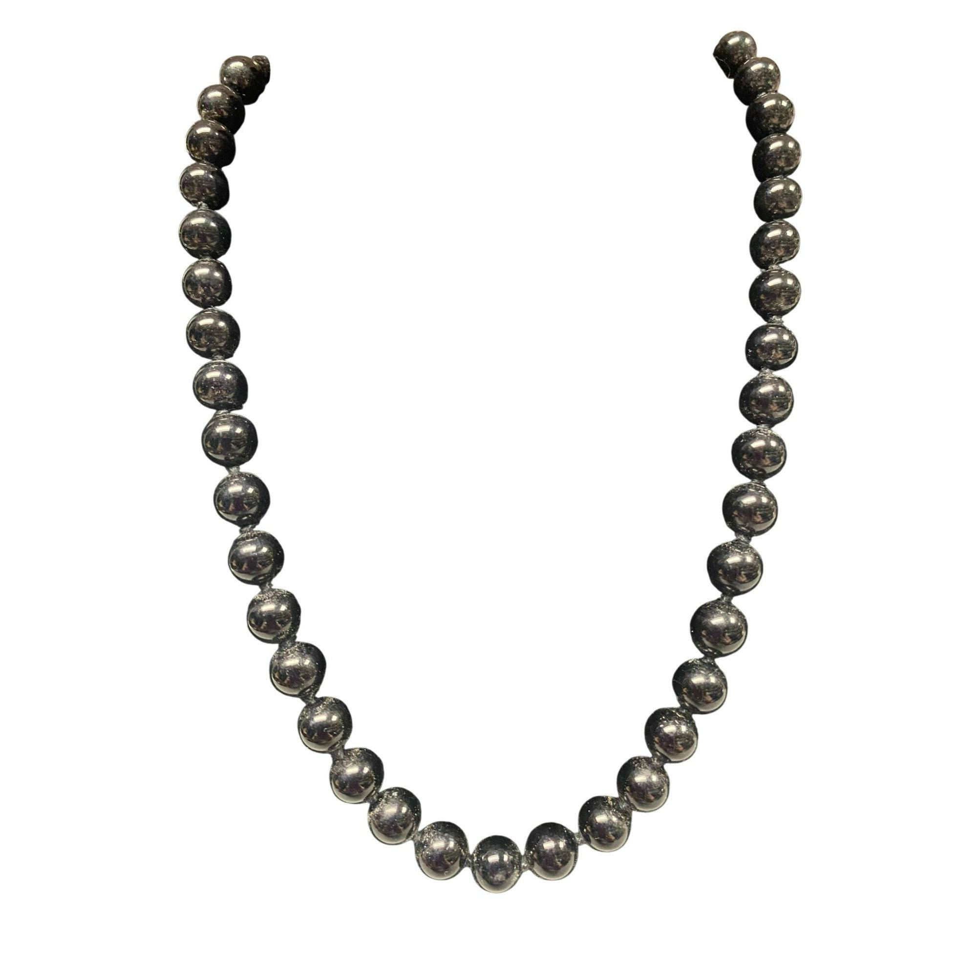 Monet Monet Vintage Black Bead Necklace With Gold-Tone Extender Fo Size ONE SIZE - 1 Thumbnail