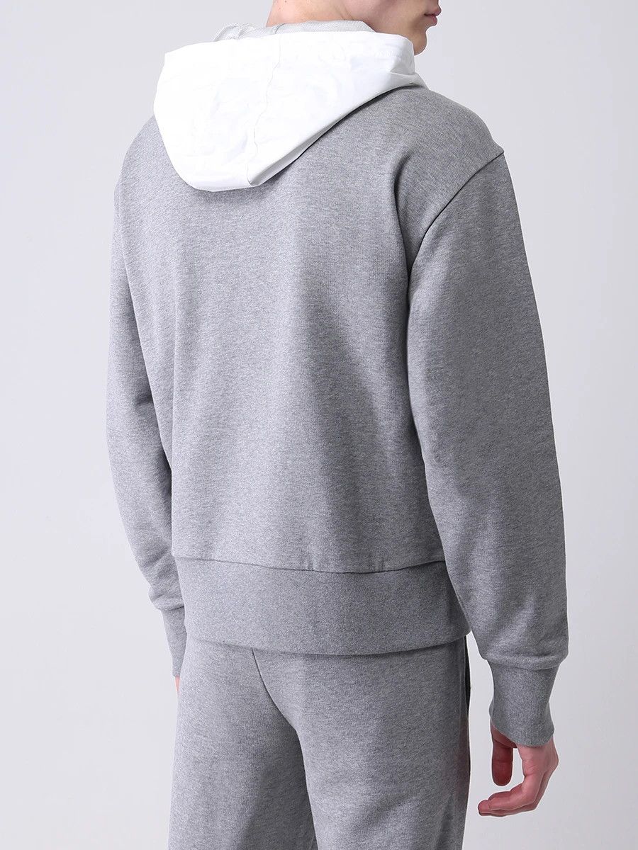 Moncler o1tko10825 Logo Hoodie in Grey Size US L / EU 52-54 / 3 - 3 Thumbnail