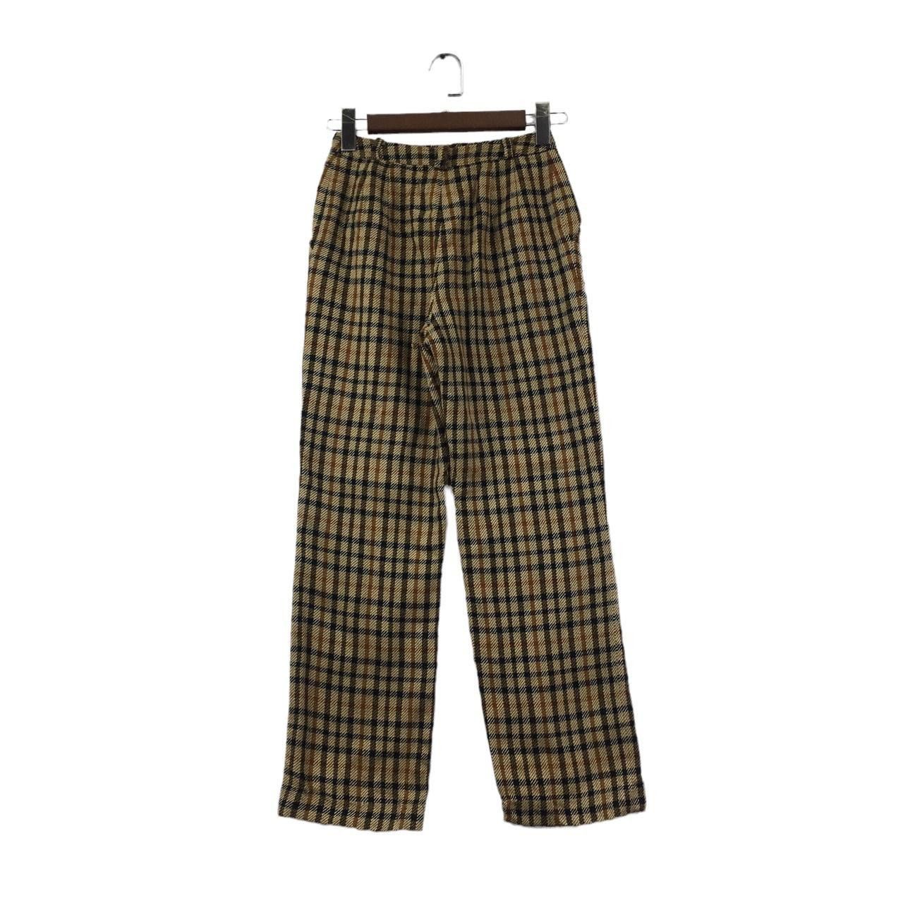 DAKS Vtg 90’ DAKS LONDON ENGLAND Nova Checks Pant Trouser Slack Size 24" / US 00 / IT 34 - 4 Thumbnail