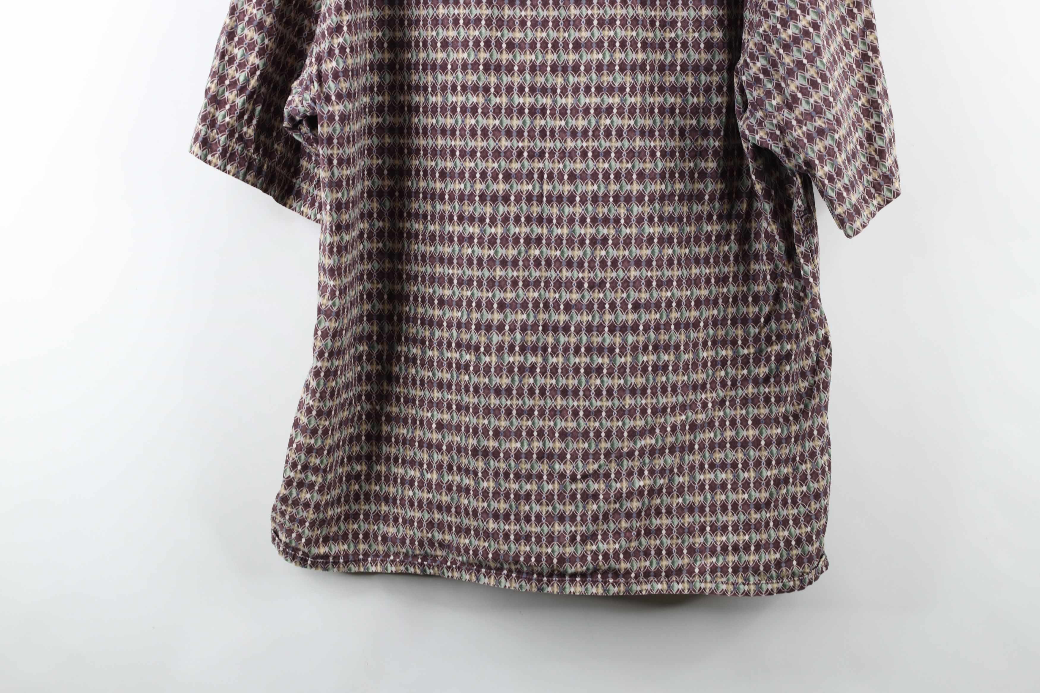 Vintage Vintage 90s Streetwear Short Sleeve Collared Button Shirt Size US L / EU 52-54 / 3 - 10 Thumbnail
