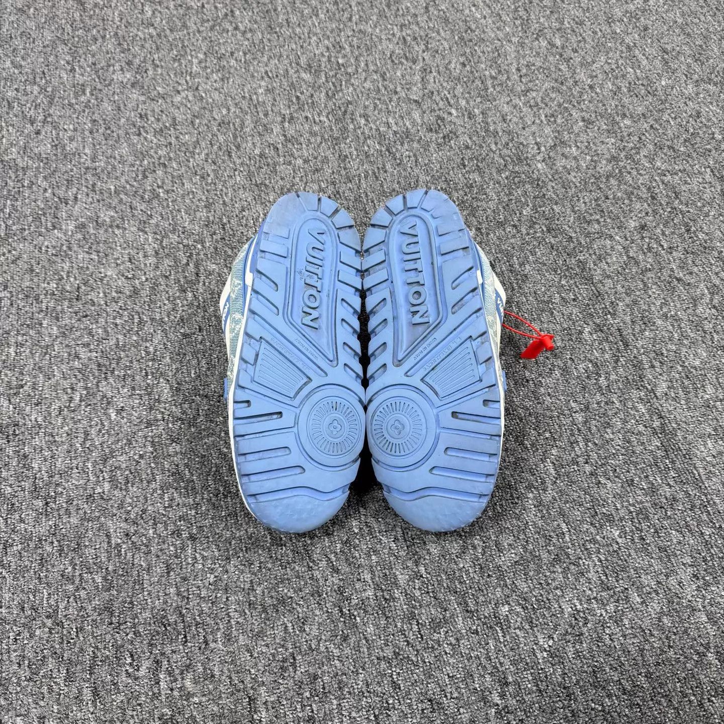 Louis Vuitton LV White Blue Denim Pang Ding TrainerMax 42 99 New Size US 9 / EU 42 - 5 Thumbnail