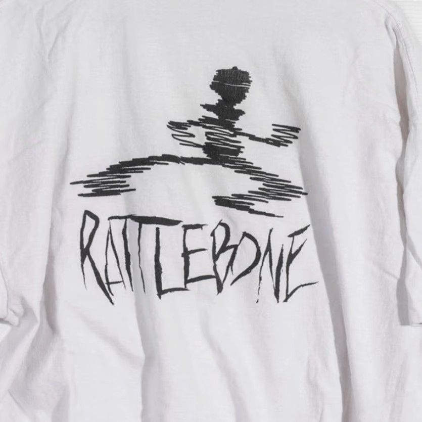 Vintage VINTAGE Rattlebone Band Concert T Shirt 1990s Single Stitch Size L White Mens Size US L / EU 52-54 / 3 - 5 Thumbnail
