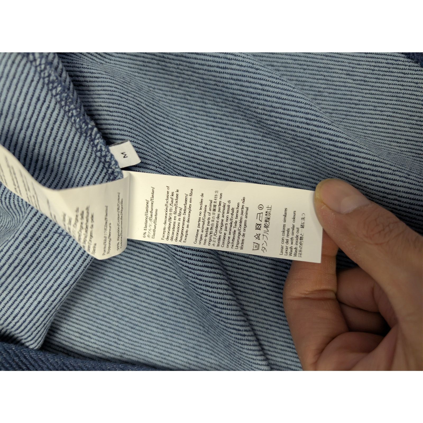 Loewe o1rshd1 Polo Sweatshirt in Azul Size US M / EU 48-50 / 2 - 19 Thumbnail