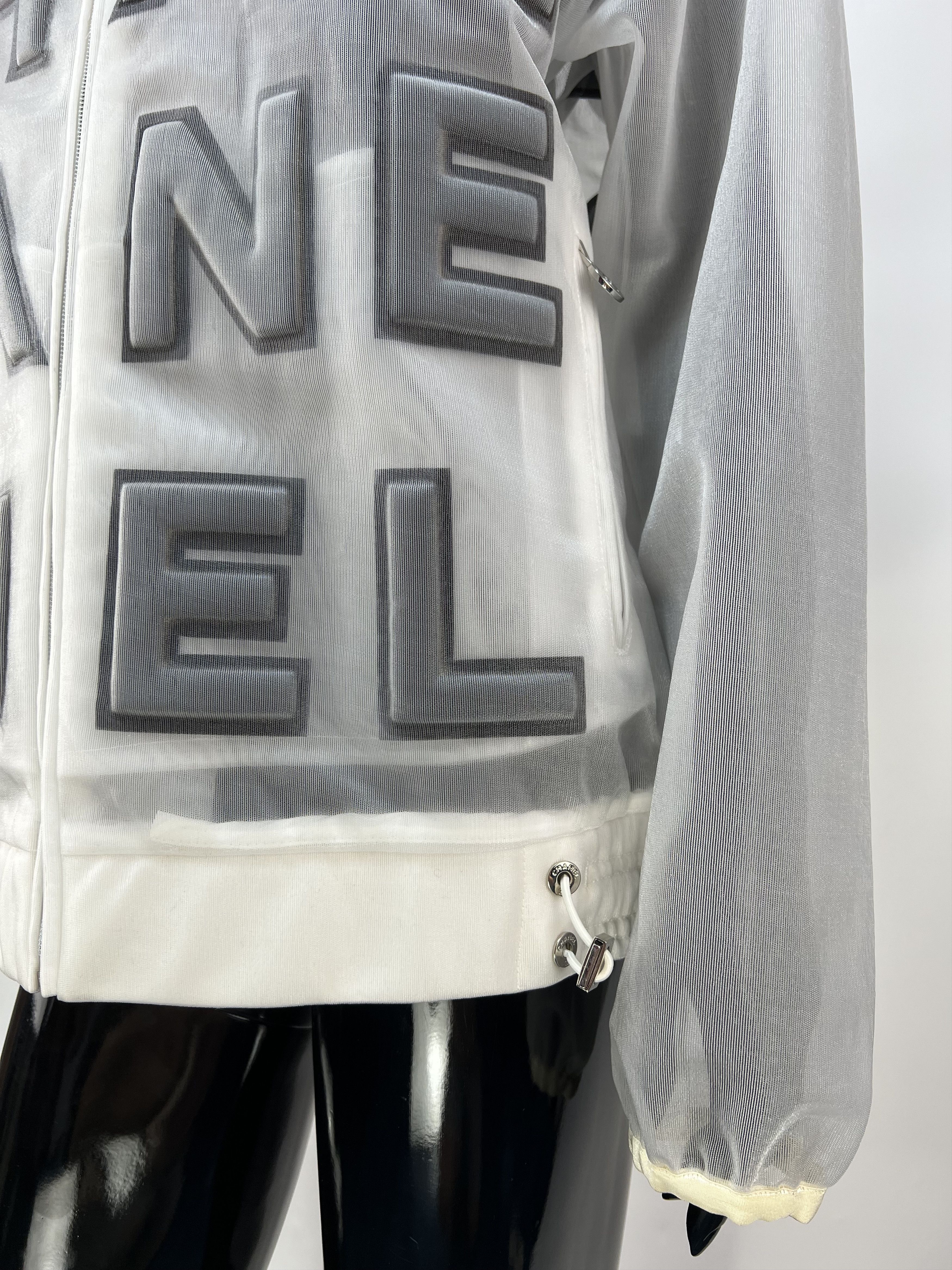 Chanel Chanel Logo Nylon Full Zip Hooded Jacket Size 36 Size XS / US 0-2 / IT 36-38 - 12 Thumbnail