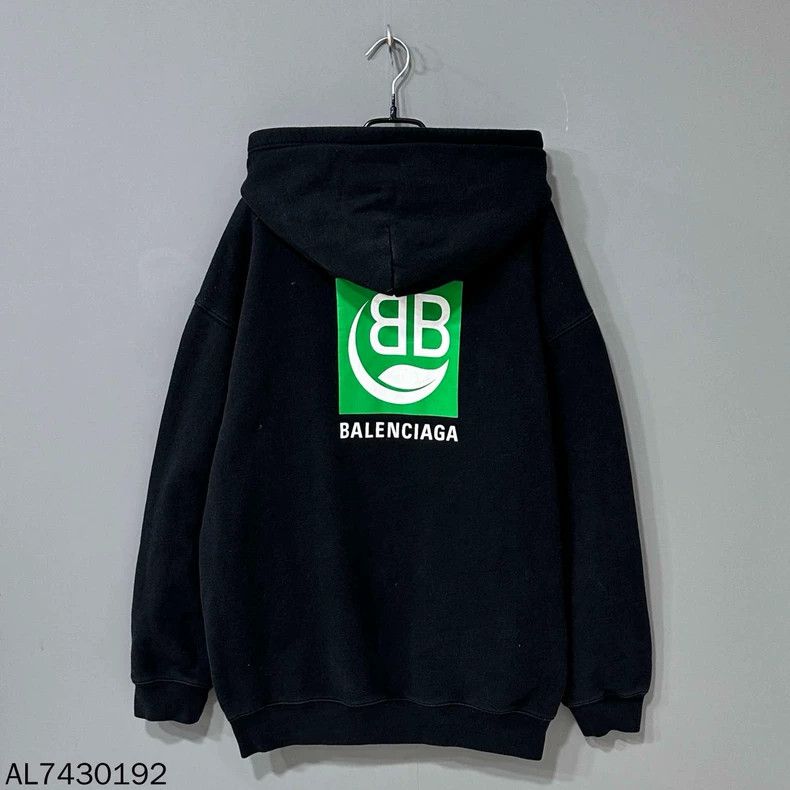 Balenciaga Balenciaga Eco-friendly printed hoodies 2501-Nextarrow Size US XL / EU 56 / 4 - 2 Thumbnail