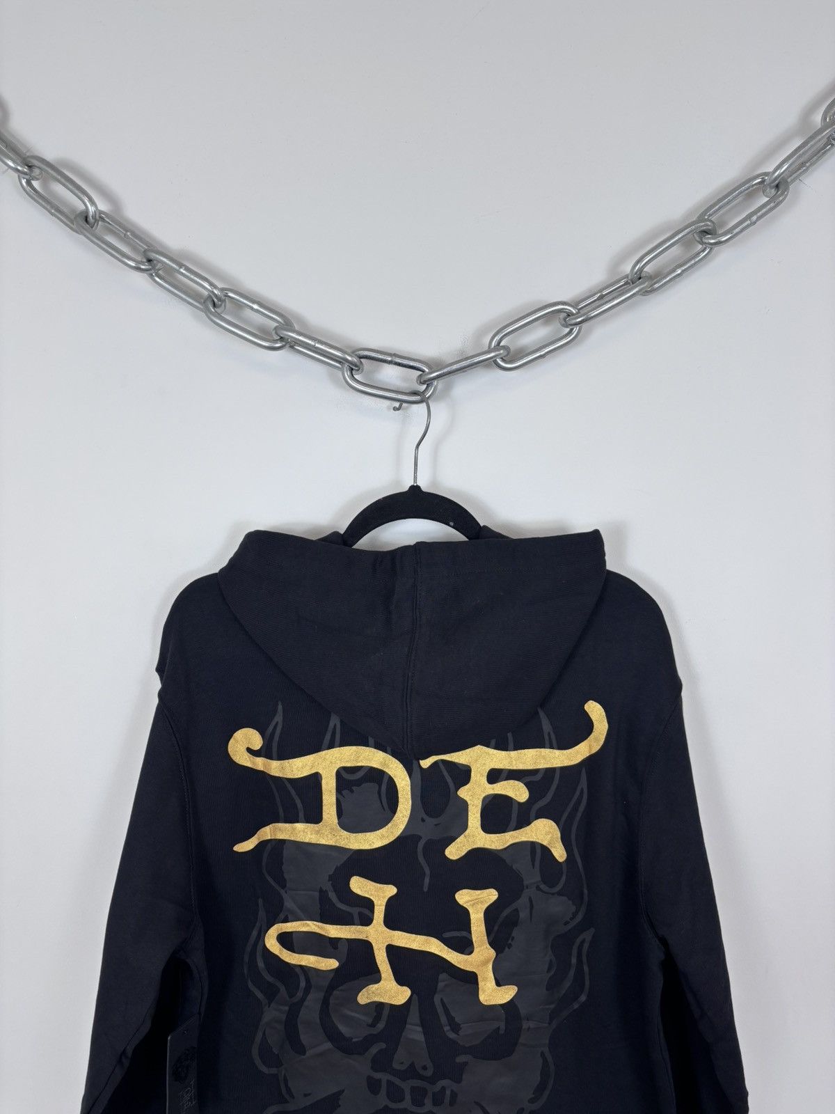 Ed Hardy Ed Hardy NWT Men’s Y2K Big Tattoo Logo Black Hype Hoodie Size US M / EU 48-50 / 2 - 17 Thumbnail