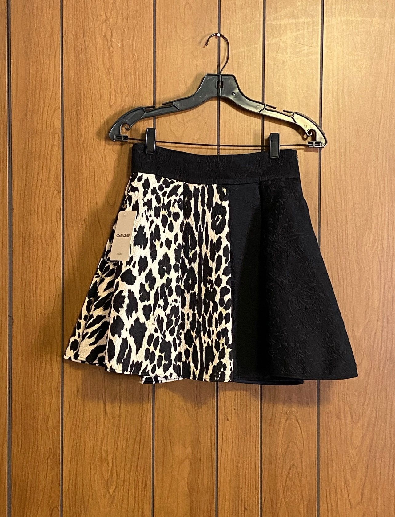 Roberto Cavalli Roberto Cavalli Queen Of Sicily-Print Mini Skirt size 40 Size 27" / US 4 / IT 40 - 5 Thumbnail