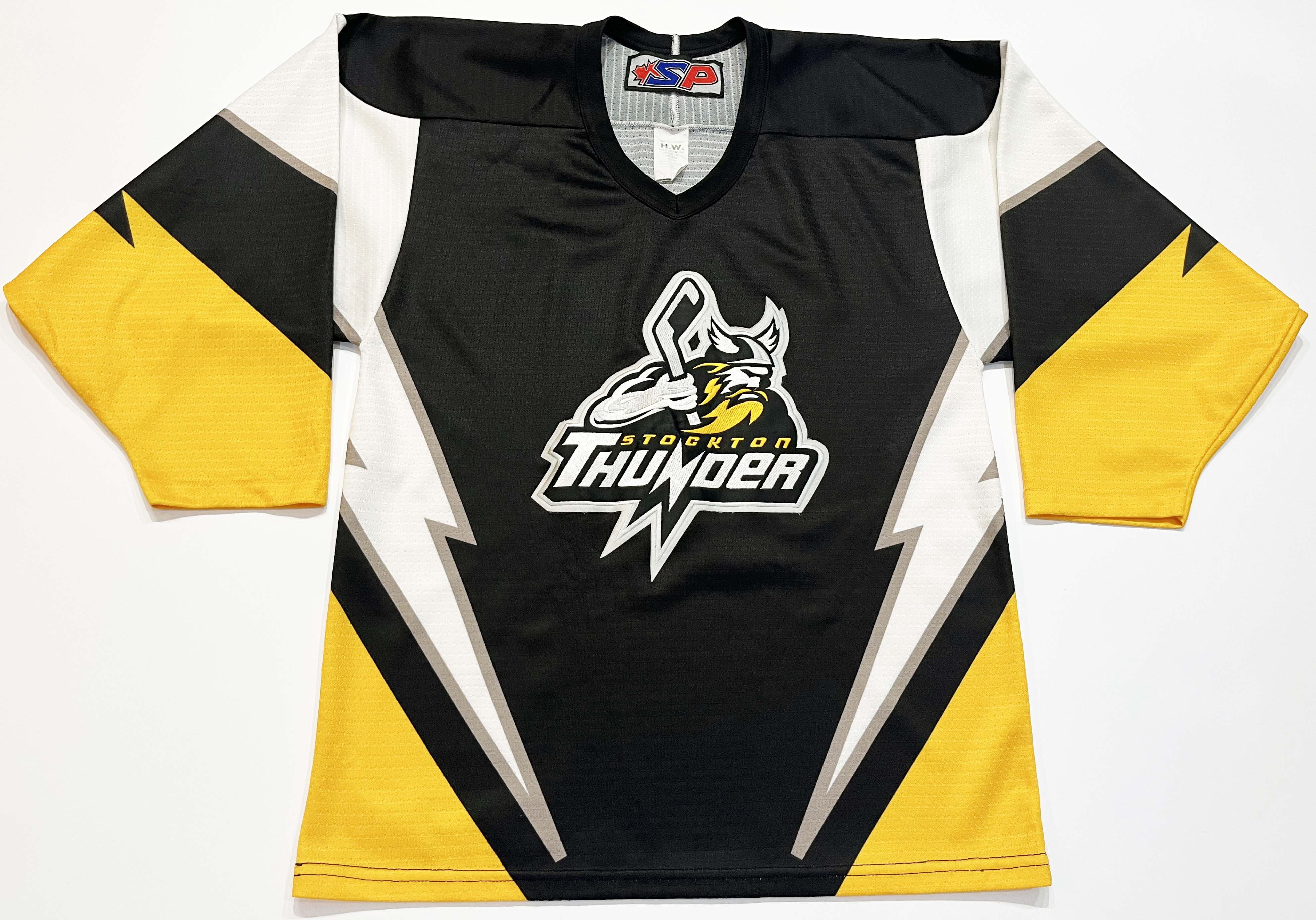 Vintage SP Stockton Thunder ECHL Hockey Jersey Size US S / EU 44-46 / 1 - 1 Thumbnail