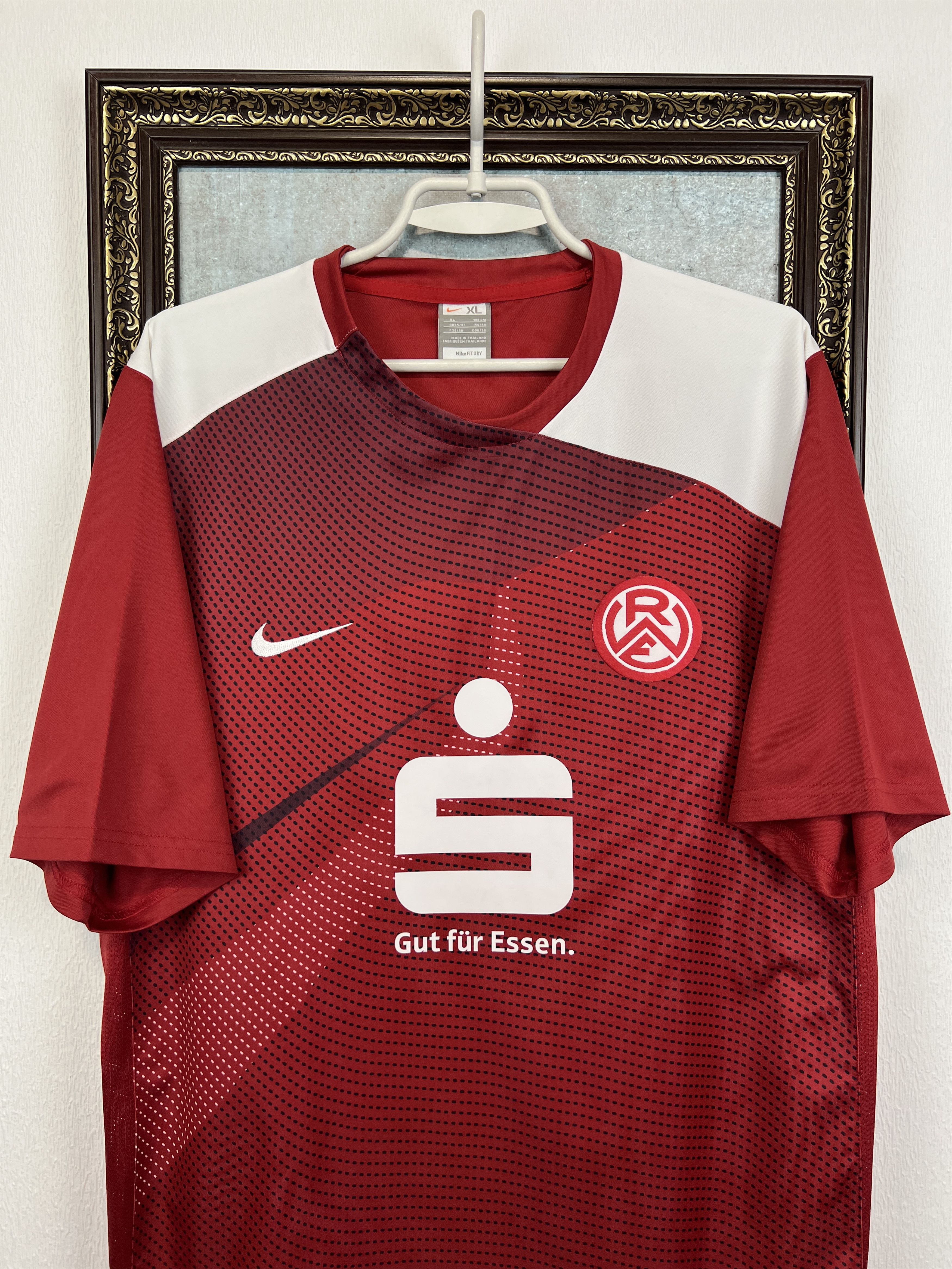 Nike Rot-Weiss Essen Home Football Shirt Soccer Jersey Trikot Size US XL / EU 56 / 4 - 2 Thumbnail