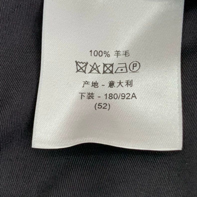 Dior Dior Size XL Tie-up black wool casual trousers and sweatpan Size US 38 / EU 54 - 7 Thumbnail