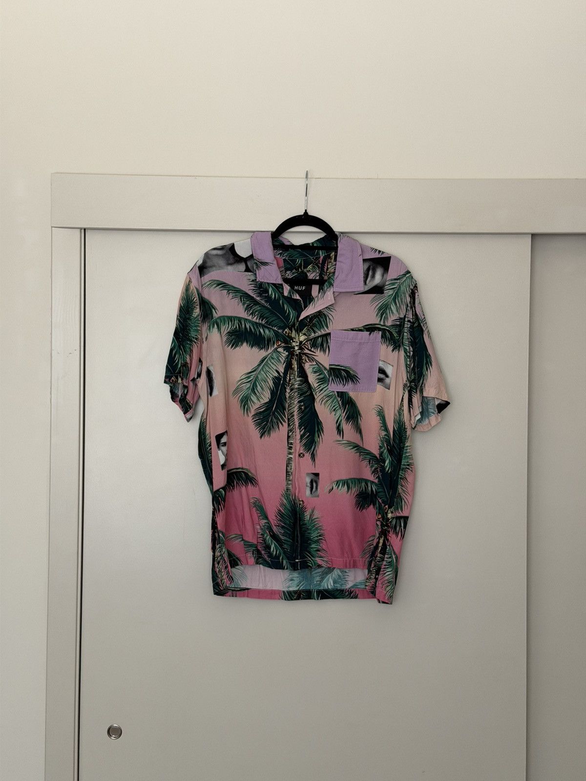 Huf × Streetwear × Vintage HUF x Pink Panther 8 Ball Bowling Shirt 