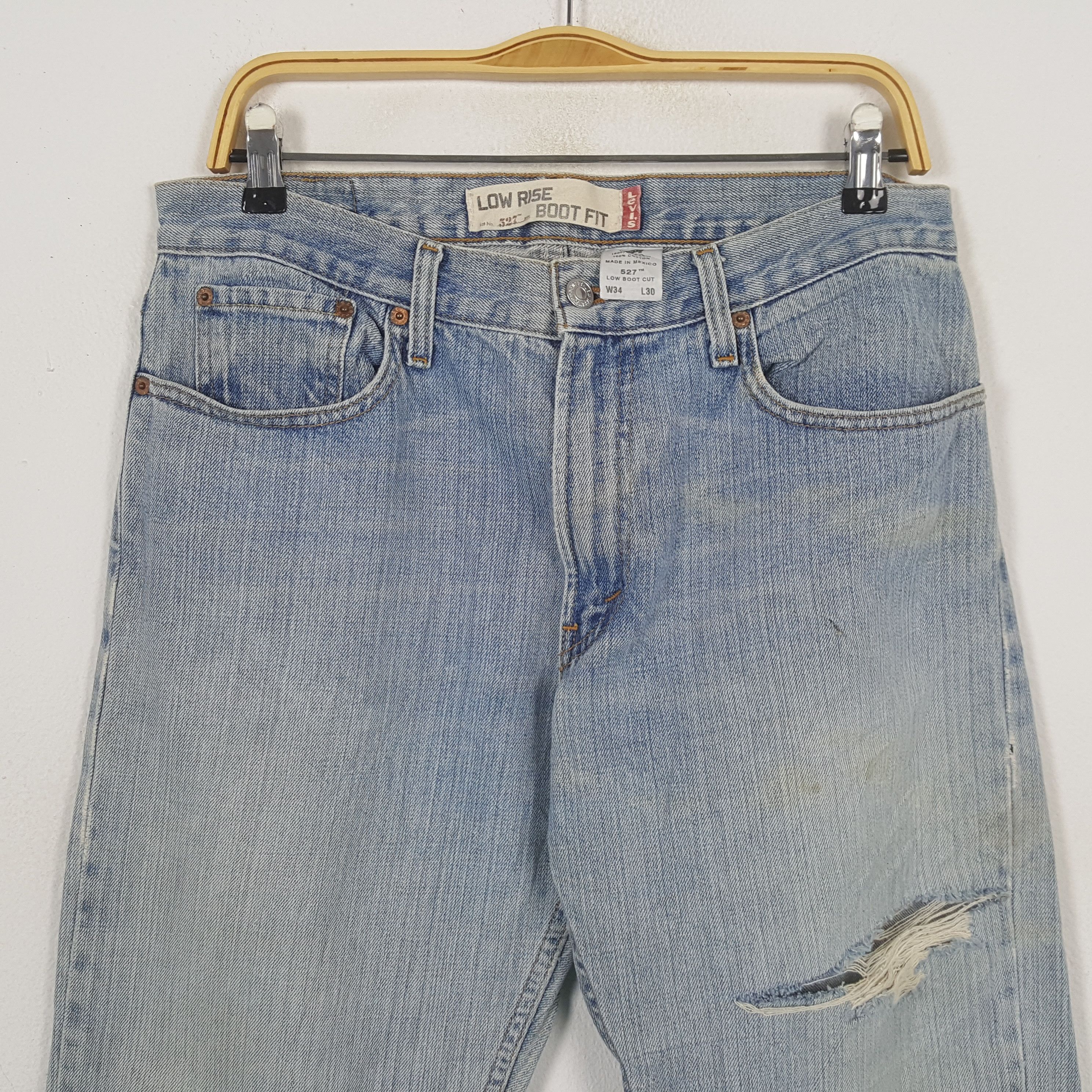 Levi's × Vintage Vintage LEVI'S Kurt Cobain Distressed Style Denim Jeans Size US 32 / EU 48 - 3 Thumbnail