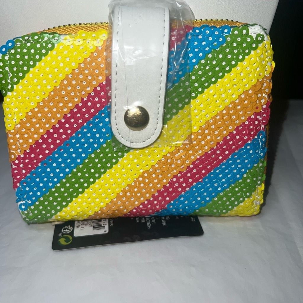 Disney Disney X Loungefly Rainbow Sequined Zip Around Snap Wallet Size ONE SIZE - 5 Thumbnail