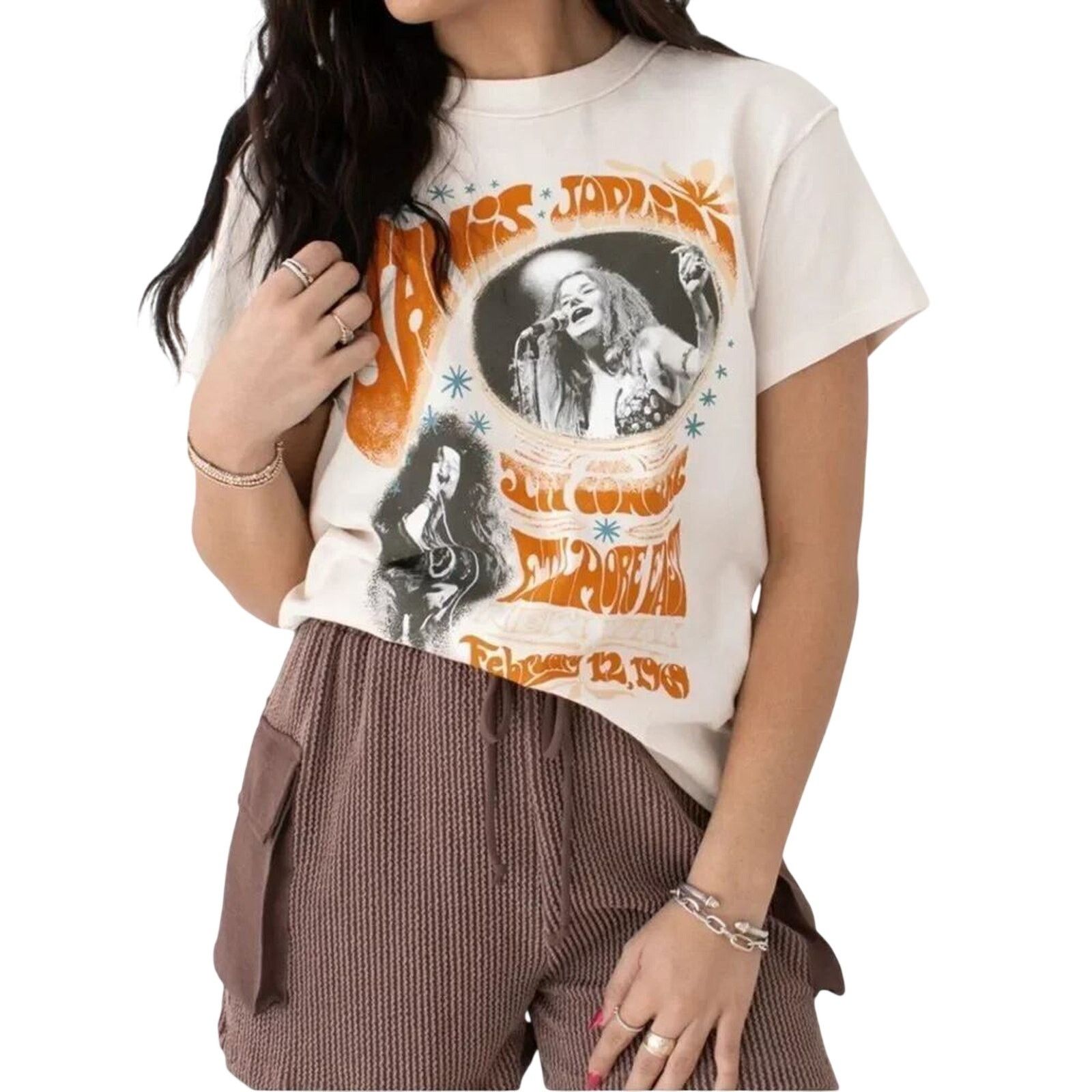 Daydreamer DAYDREAMER Janis Joplin in Concert Reverse Tour Tee Size S Size S / US 4 / IT 40 - 4 Thumbnail