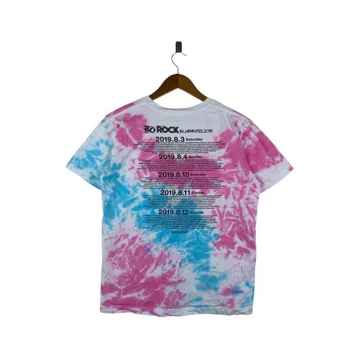 Vintage ROCK IN JAPAN 2019 Rockin On Tie Dye Tee Festival Shirt Size US M / EU 48-50 / 2 - 3 Thumbnail