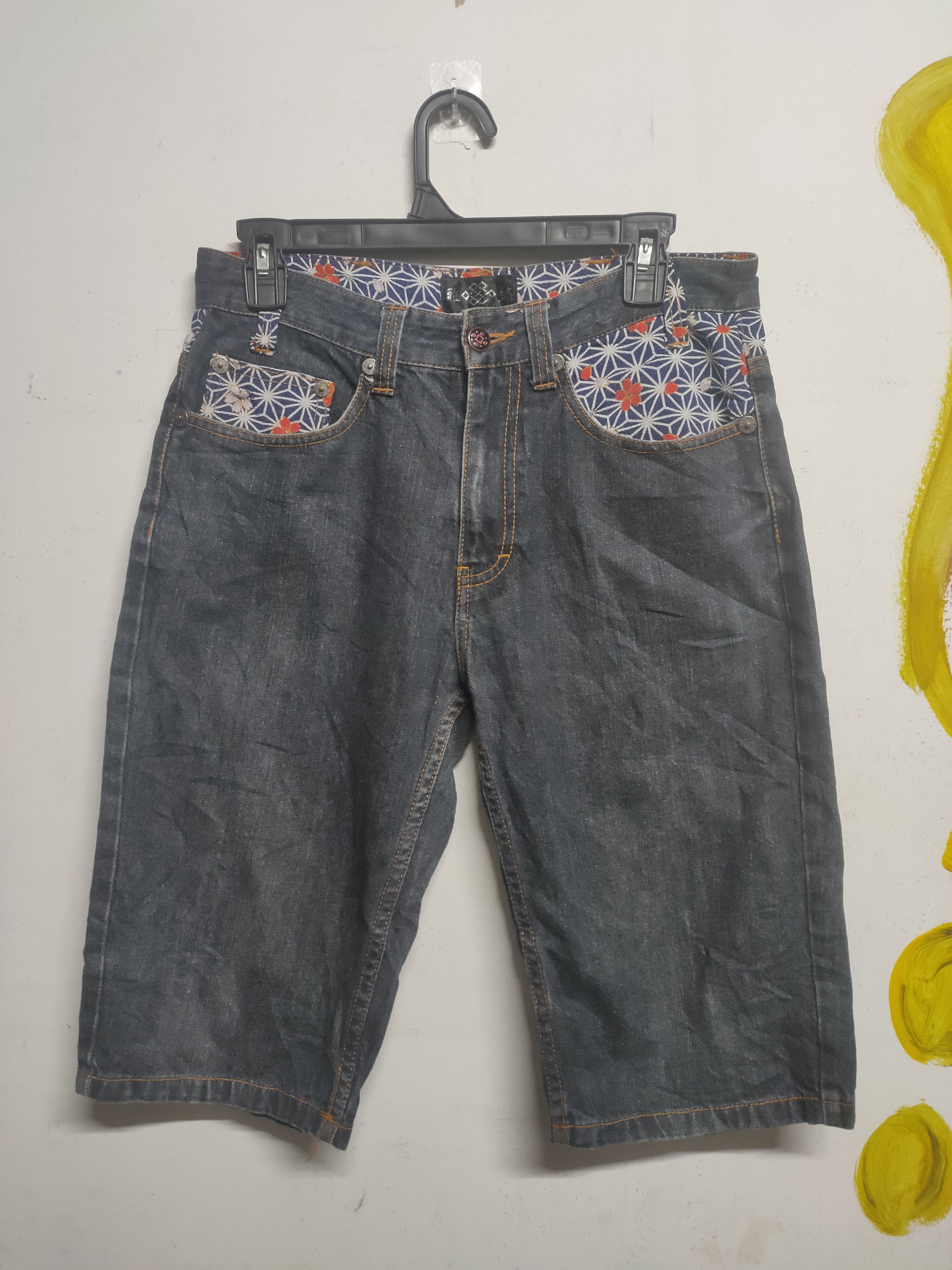 Designer × Japanese Brand Miyabi Musubi sukajan short pants Size US 30 / EU 46 - 2 Thumbnail
