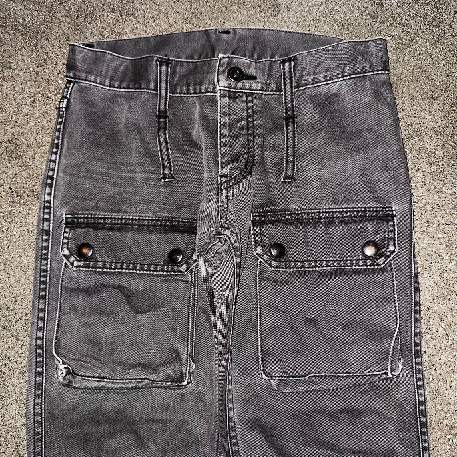 Hysteric Glamour hysteric glamor cargo pocket jeans double belt loop Size 27" / US 4 / IT 40 - 3 Thumbnail