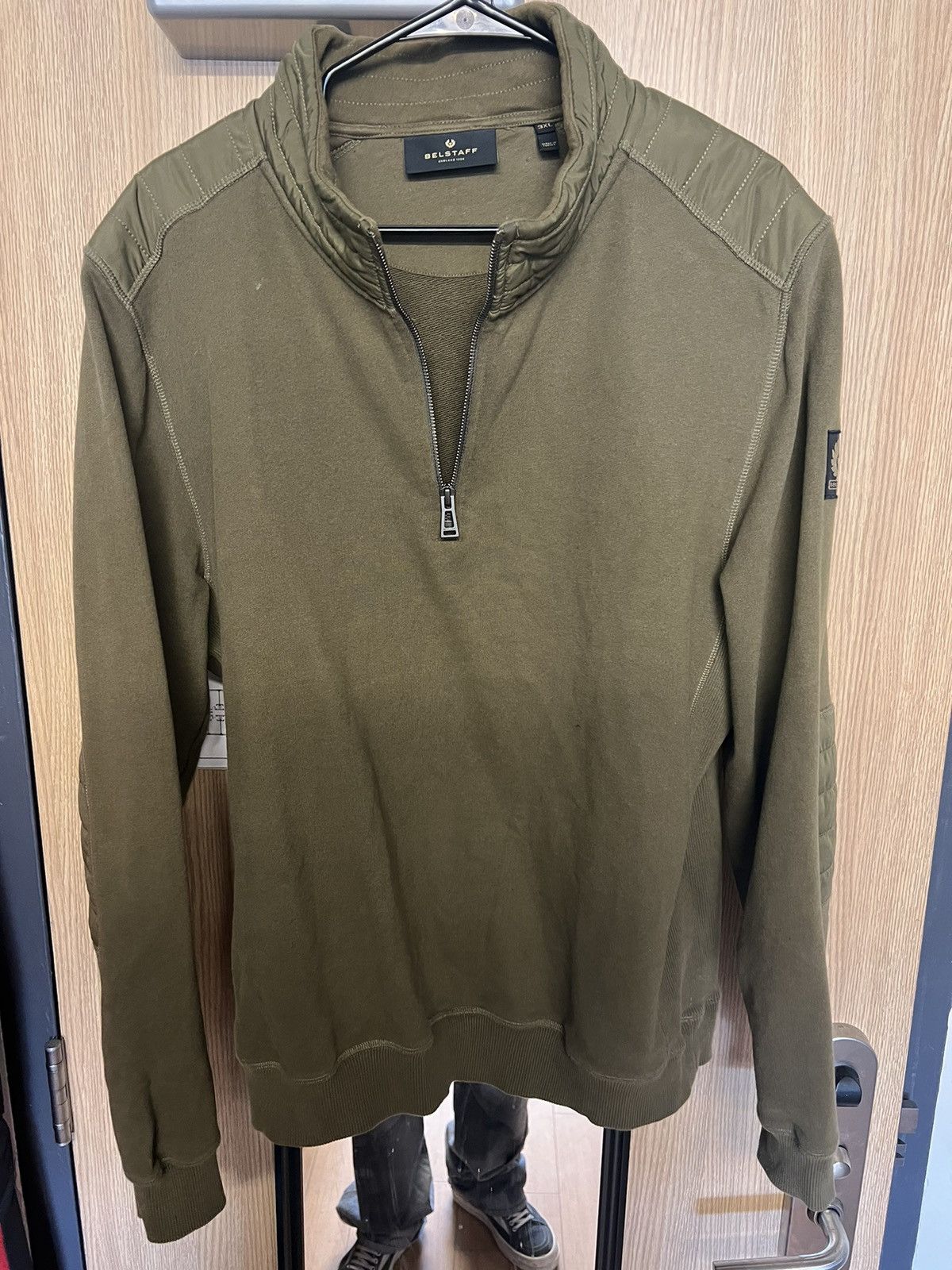 Belstaff Belstaff Quarter Zip Sweater Size US L / EU 52-54 / 3 - 1 Thumbnail