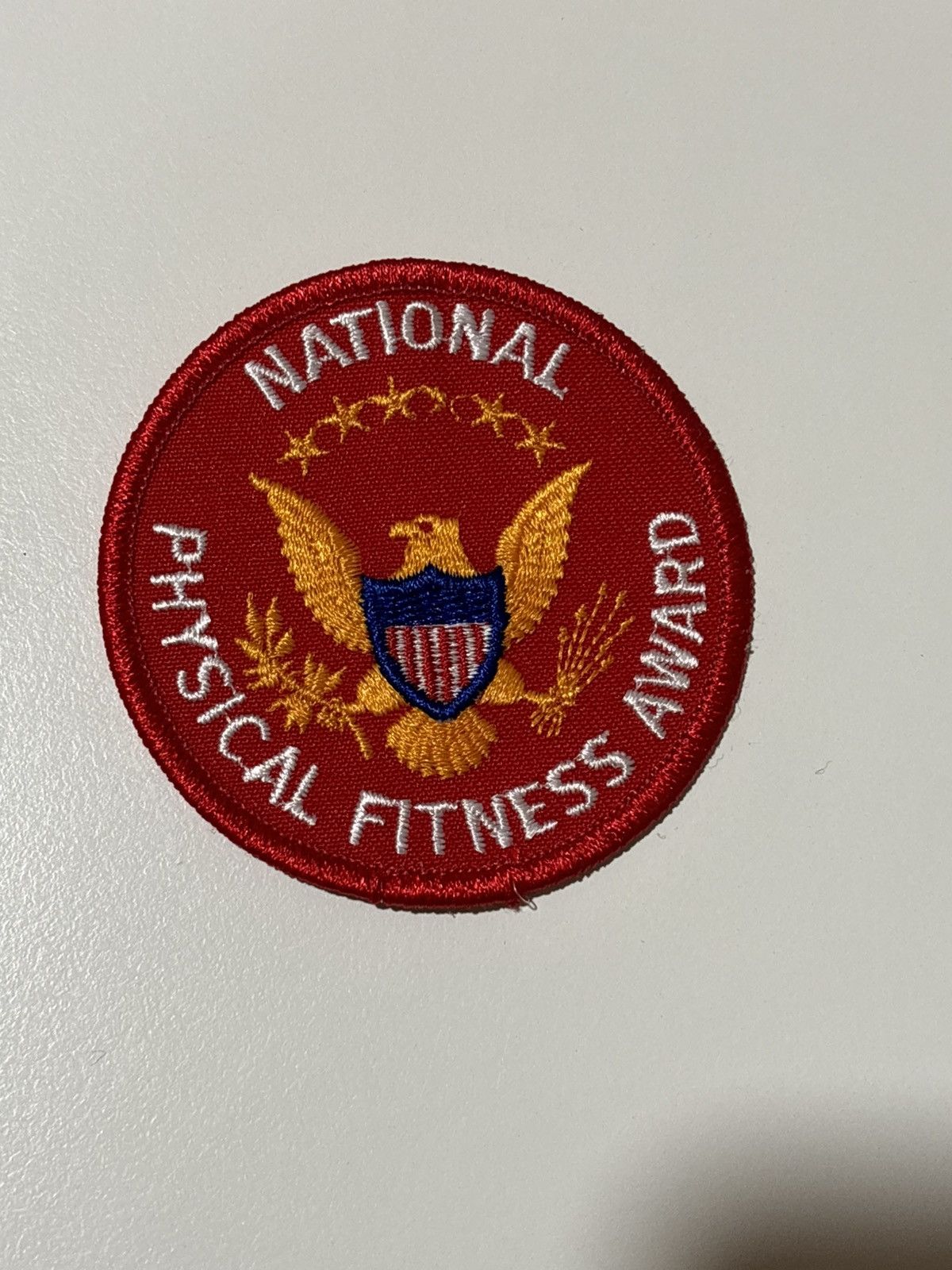 Vintage 90s NATIONAL PRESIDENTIAL PHYSICAL FITNESS Patch Sew On USA Size ONE SIZE - 1 Preview