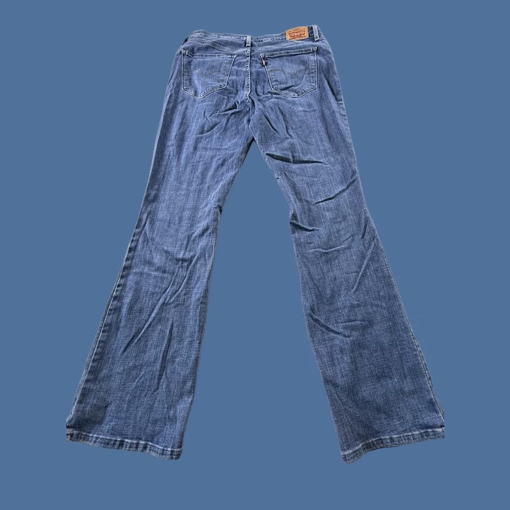 Levi's Levi's Jeans Bootcut 32 Blue High Rise Womens Regular Inseam 32 Hippie Rodeo Cowboy Concert 725 Size 24" / US 00 / IT 34 - 1 Thumbnail