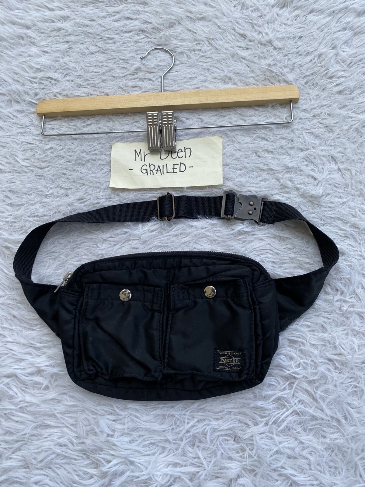 Porter Yoshida Porter 622-08723 Tanker Body Bag Waist Pouch used Size ONE SIZE - 3 Thumbnail