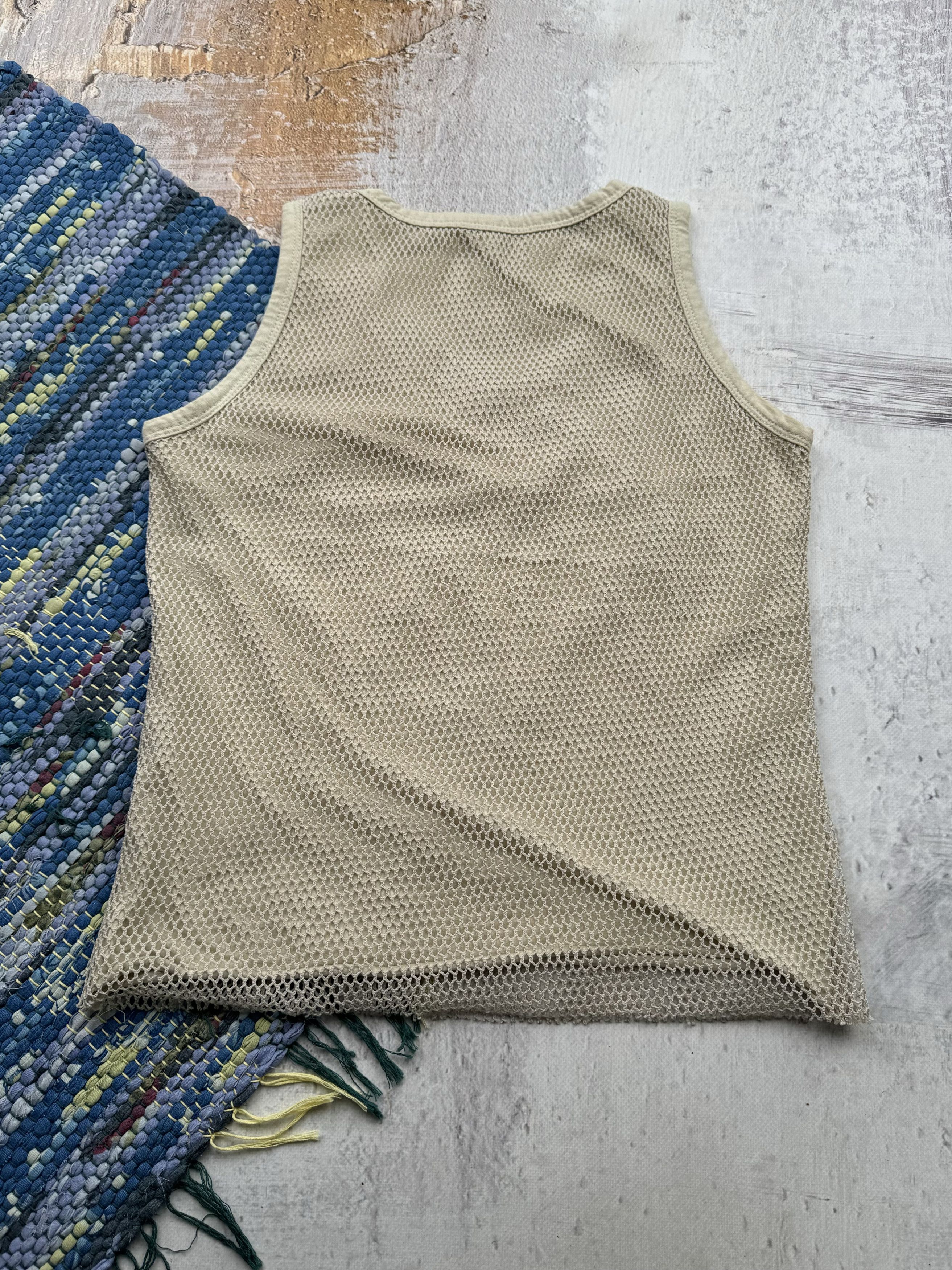 Vintage Vintage Transparent Mesh on Top Tank A49(286) Size M / US 6-8 / IT 42-44 - 4 Thumbnail