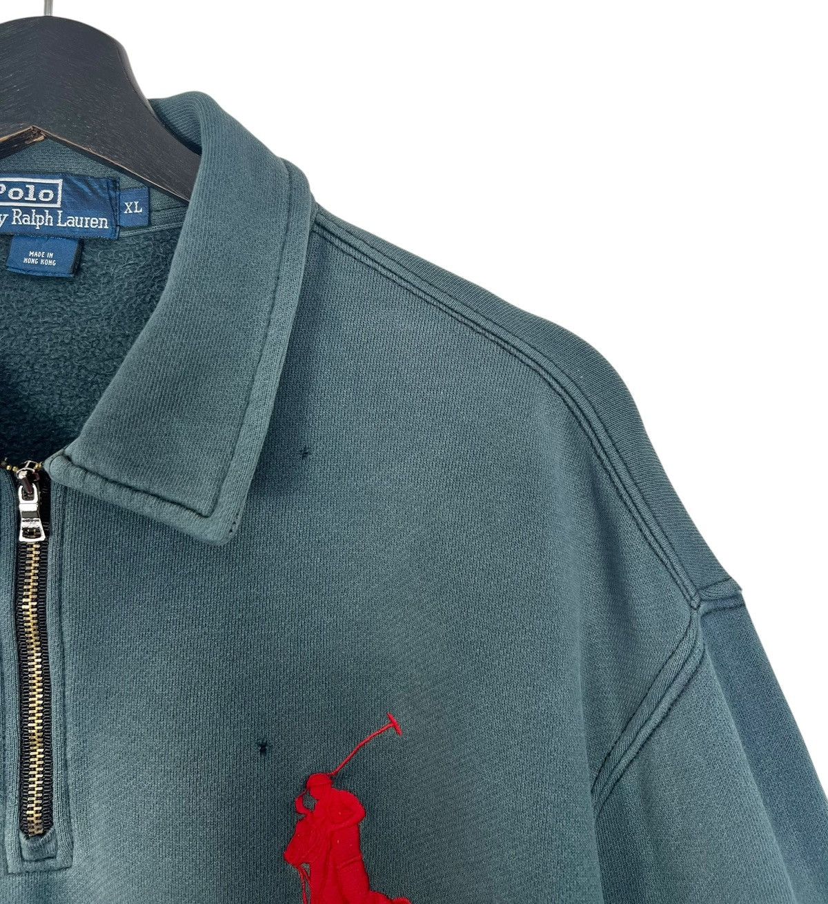 Polo Ralph Lauren Vintage Distressed Polo RL Pullover Size US L / EU 52-54 / 3 - 5 Thumbnail