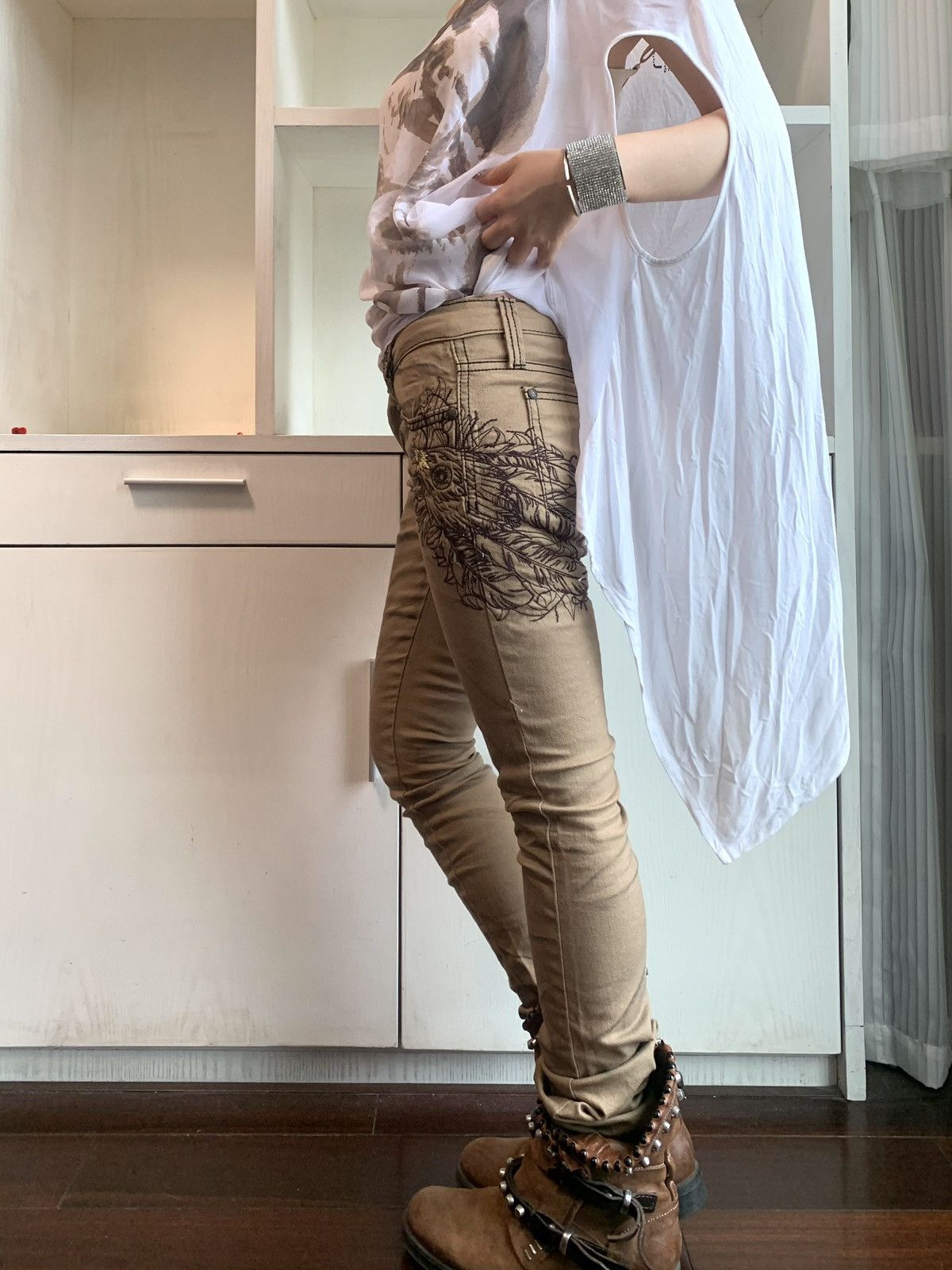 Japanese Brand dia style jeans vintage Size 24" / US 00 / IT 34 - 2 Thumbnail
