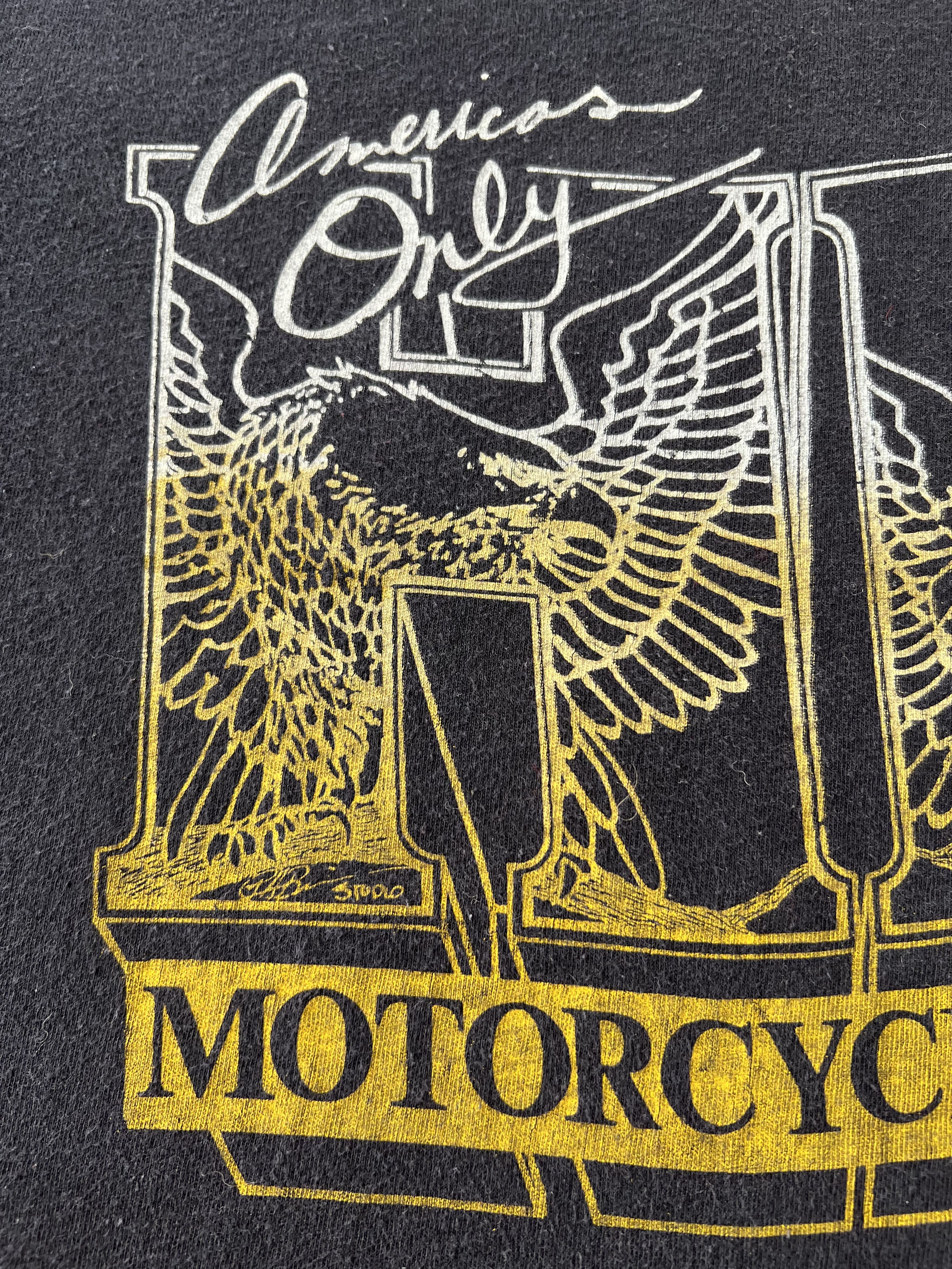 Harley Davidson Vintage 70s 80s Harley Davidson Oshkosh Wisconsin USA Tshirt Size US M / EU 48-50 / 2 - 6 Thumbnail