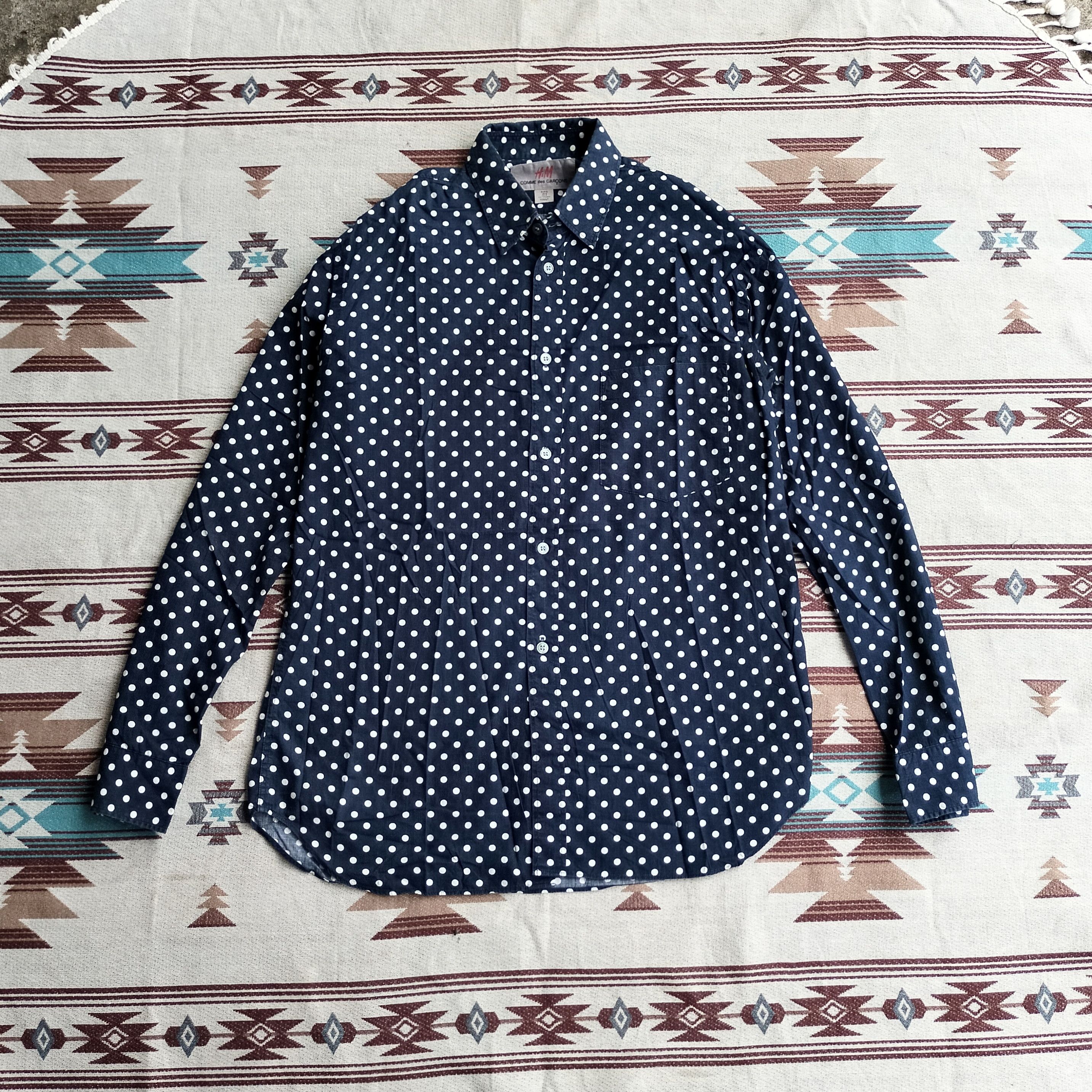 Comme des Garcons × H&M H&M Comme des Garcons polka Ls shirt Size US S / EU 44-46 / 1 - 1 Thumbnail