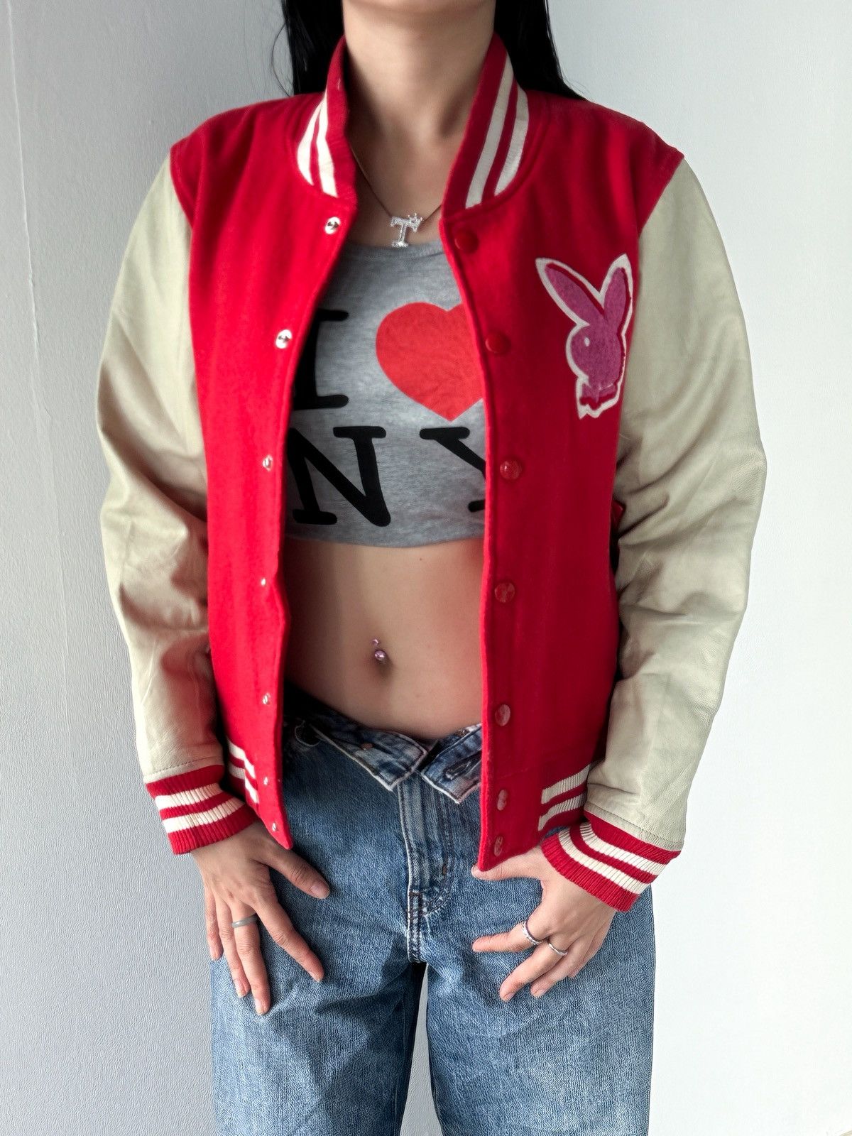 Playboy 2000s Playboy Varsiry Jacket Size M / US 6-8 / IT 42-44 - 11 Thumbnail