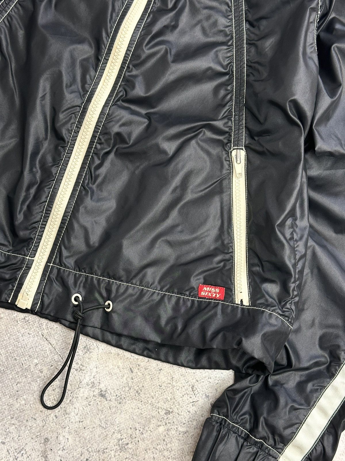 Miss Sixty Vintage Nylon Miss Sixty Jacket Y2K Avantgarde Leather Size M / US 6-8 / IT 42-44 - 8 Thumbnail
