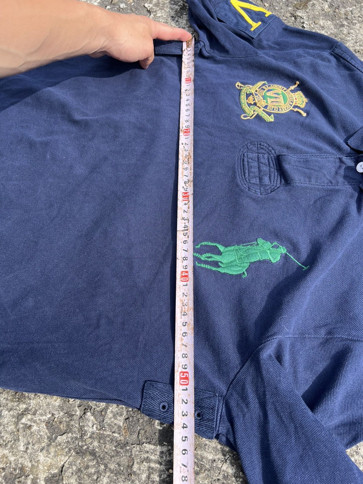 Polo Ralph Lauren Ralph Lauren Big Logo Y2K rugby long sleeve polo size L Size US L / EU 52-54 / 3 - 10 Thumbnail