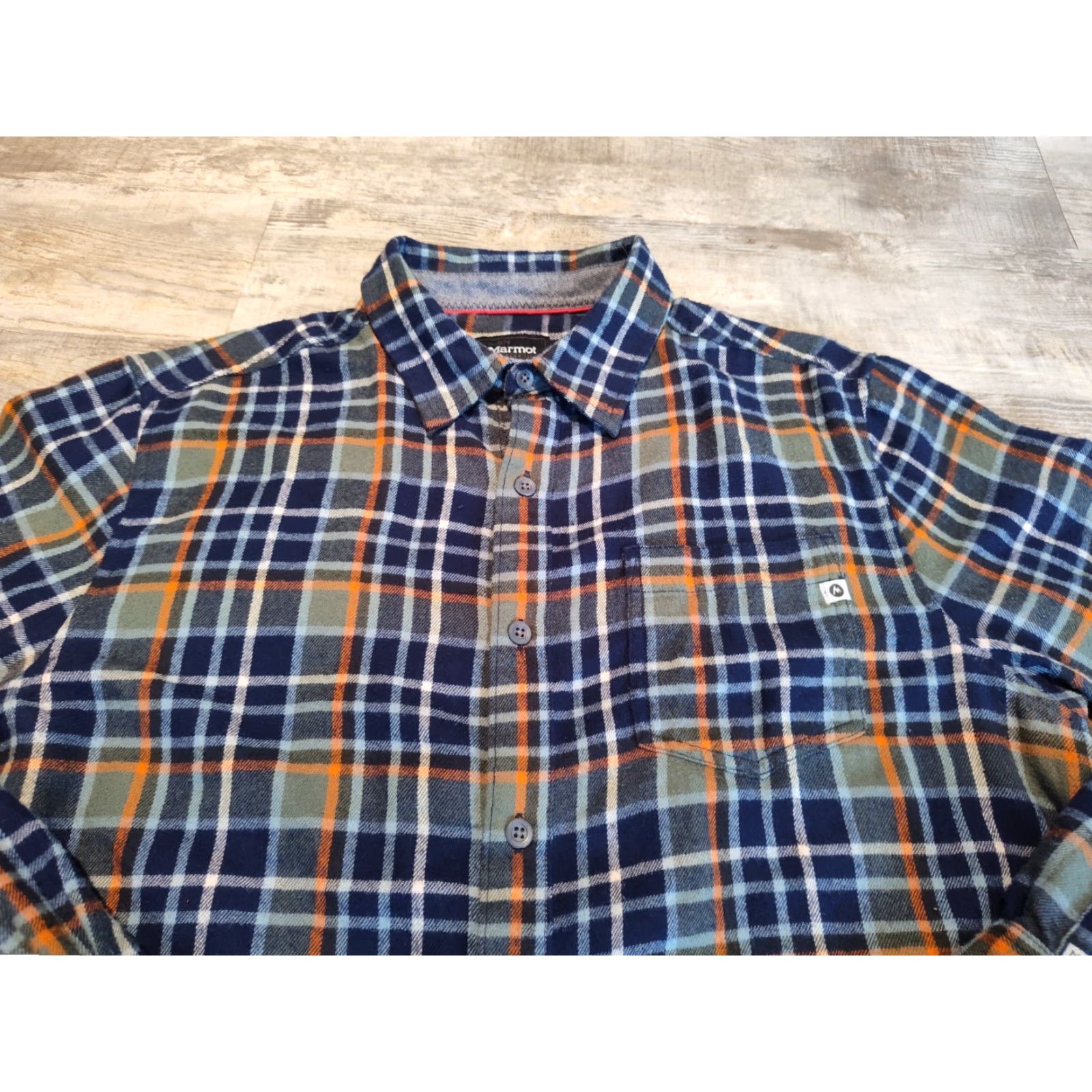 Marmot Marmot Midweight Flannel Shirt Mens L Fairfax Brushed Plaid Button Up Read Model Fairfax Flannel Size US L / EU 52-54 / 3 - 5 Thumbnail